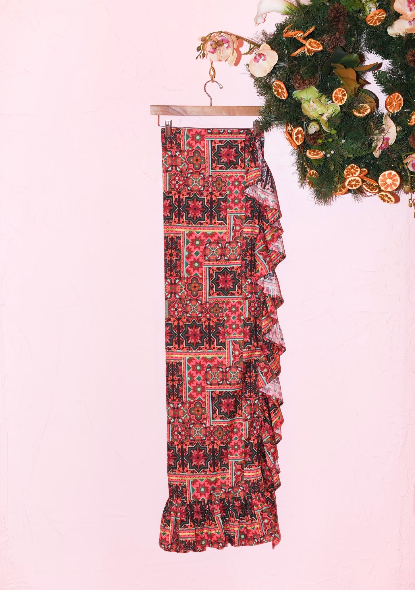 Ruffle Power Pareo™ | Silk Dupioni