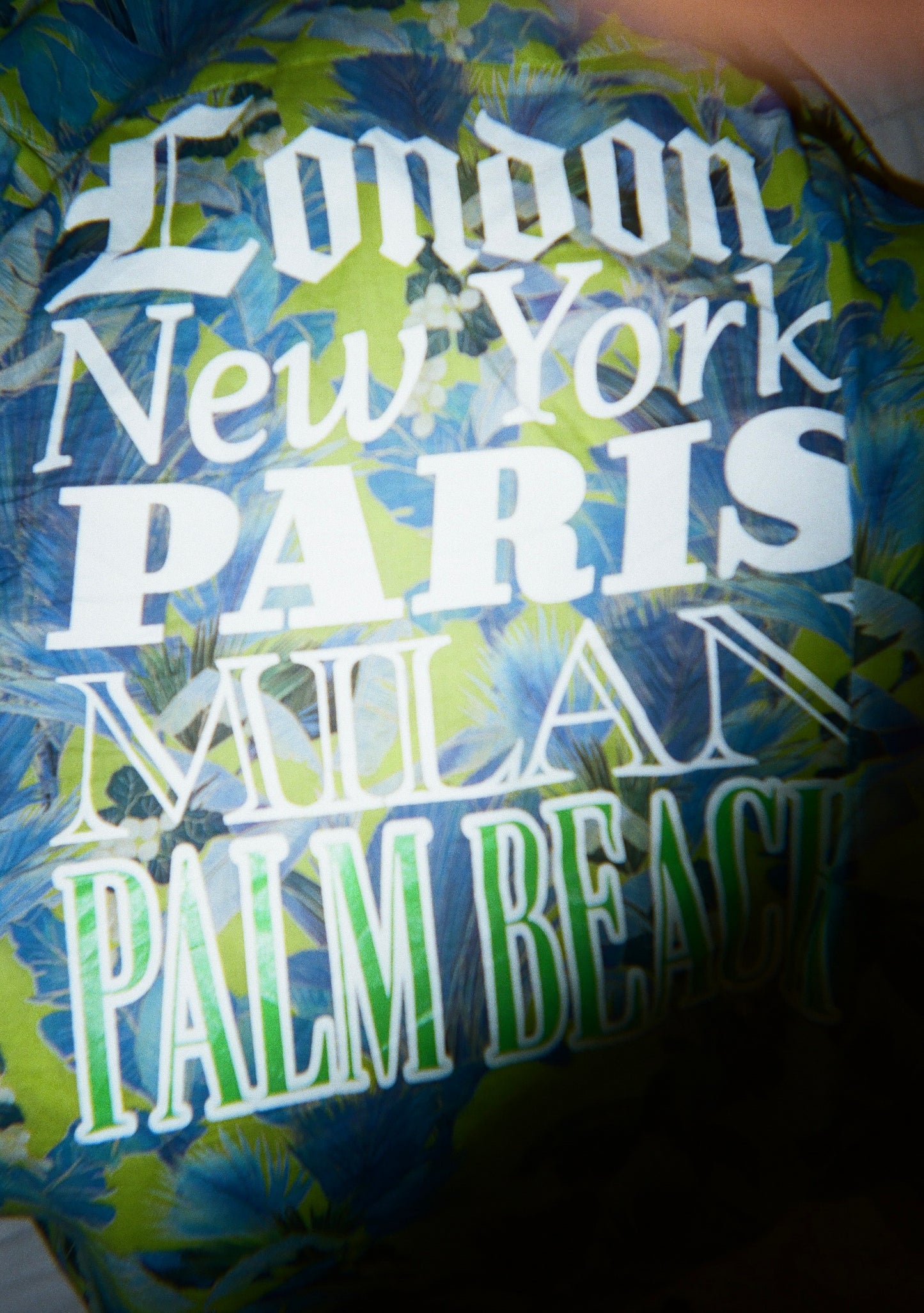 Classic Button Down | London Paris Palm Beach Graphic