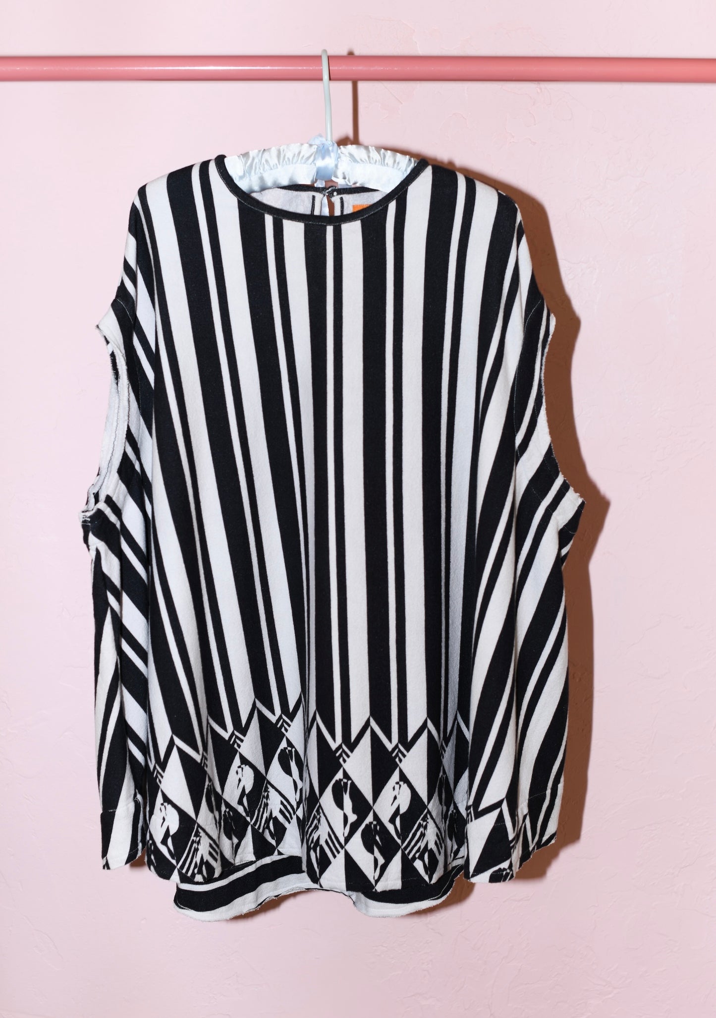 Poncho Mini Dress | Velour Terry