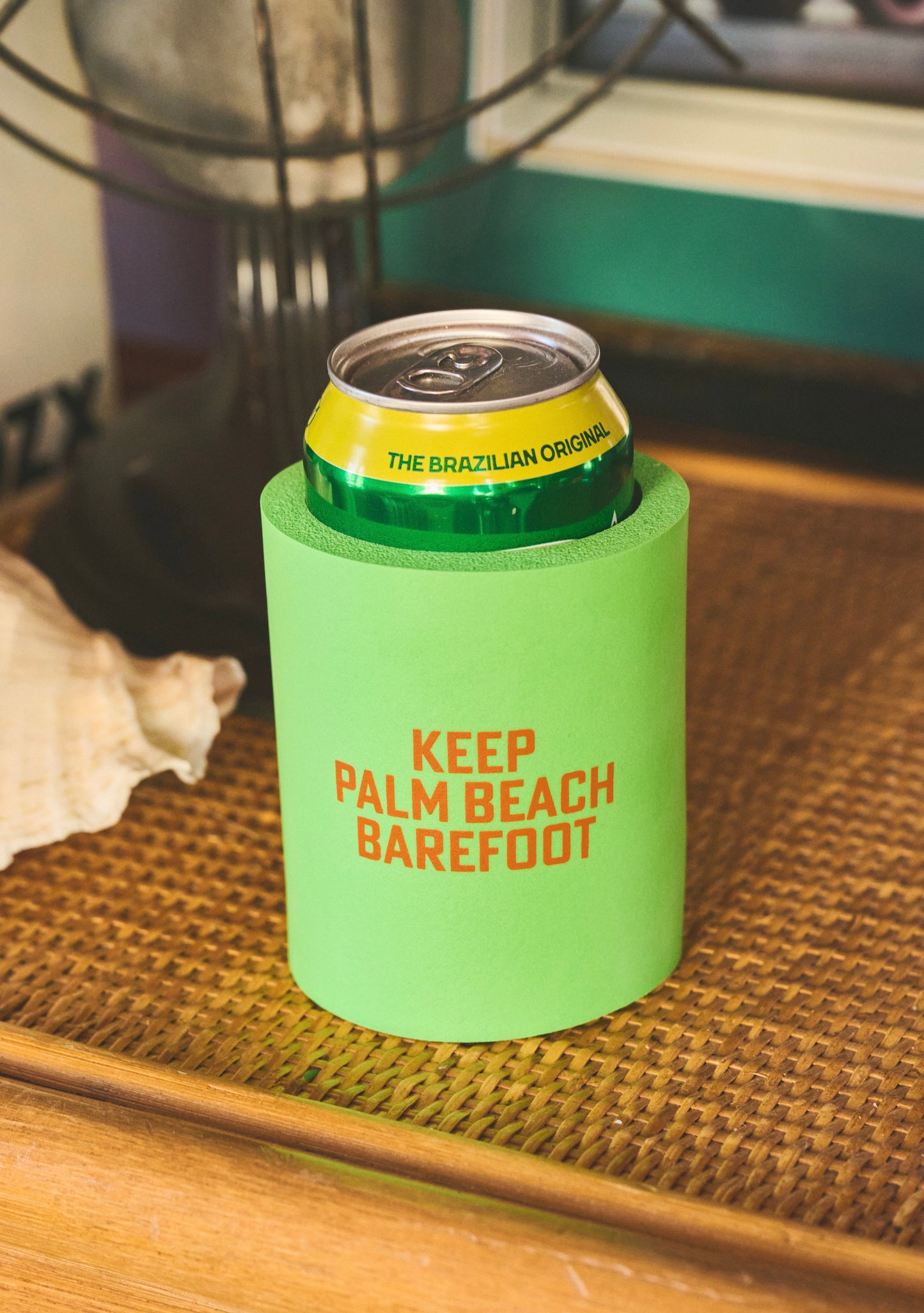 Keep Palm Beach Barefoot Drink Koozie
