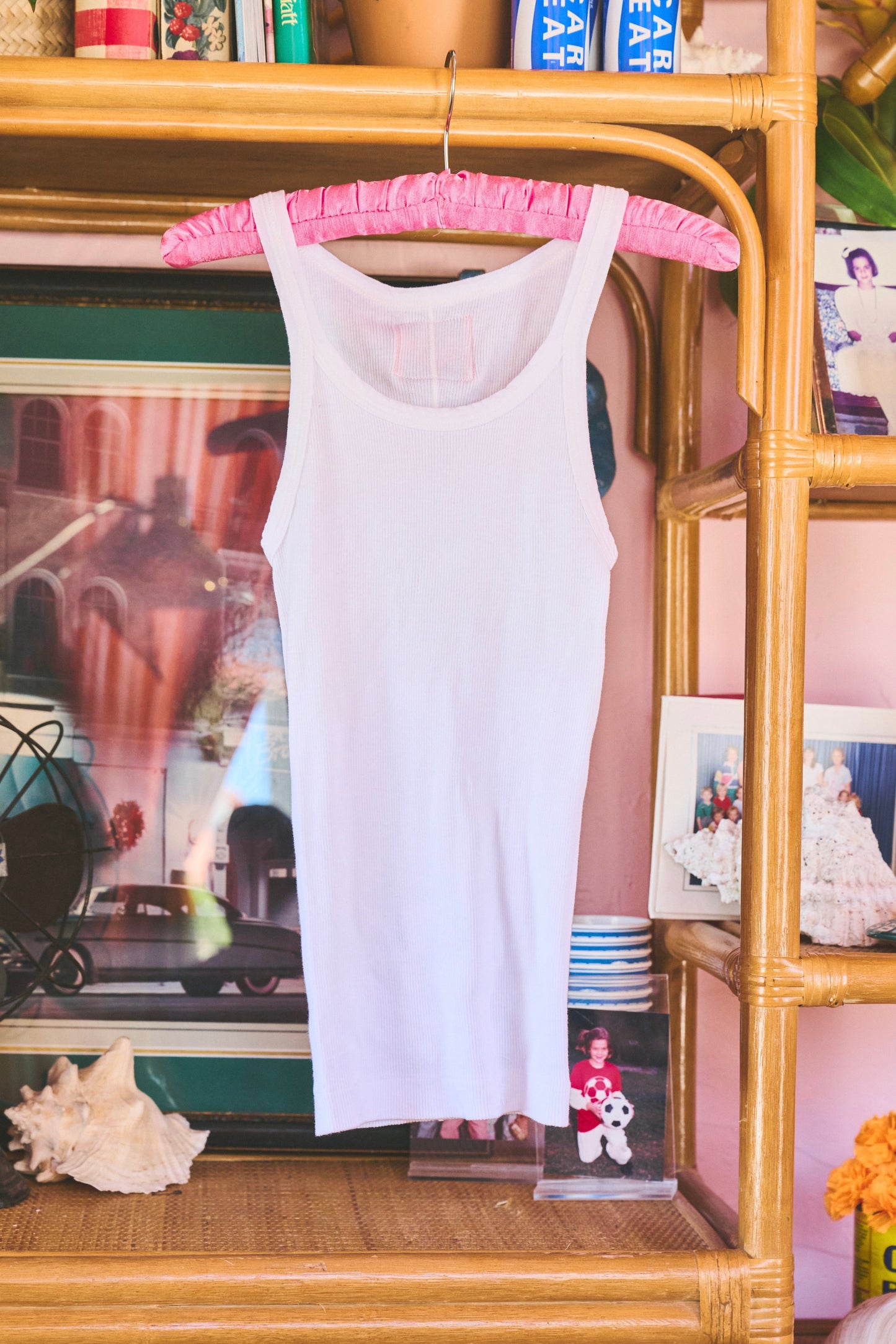 Scoop Neck Tank | Ribbed Cotton