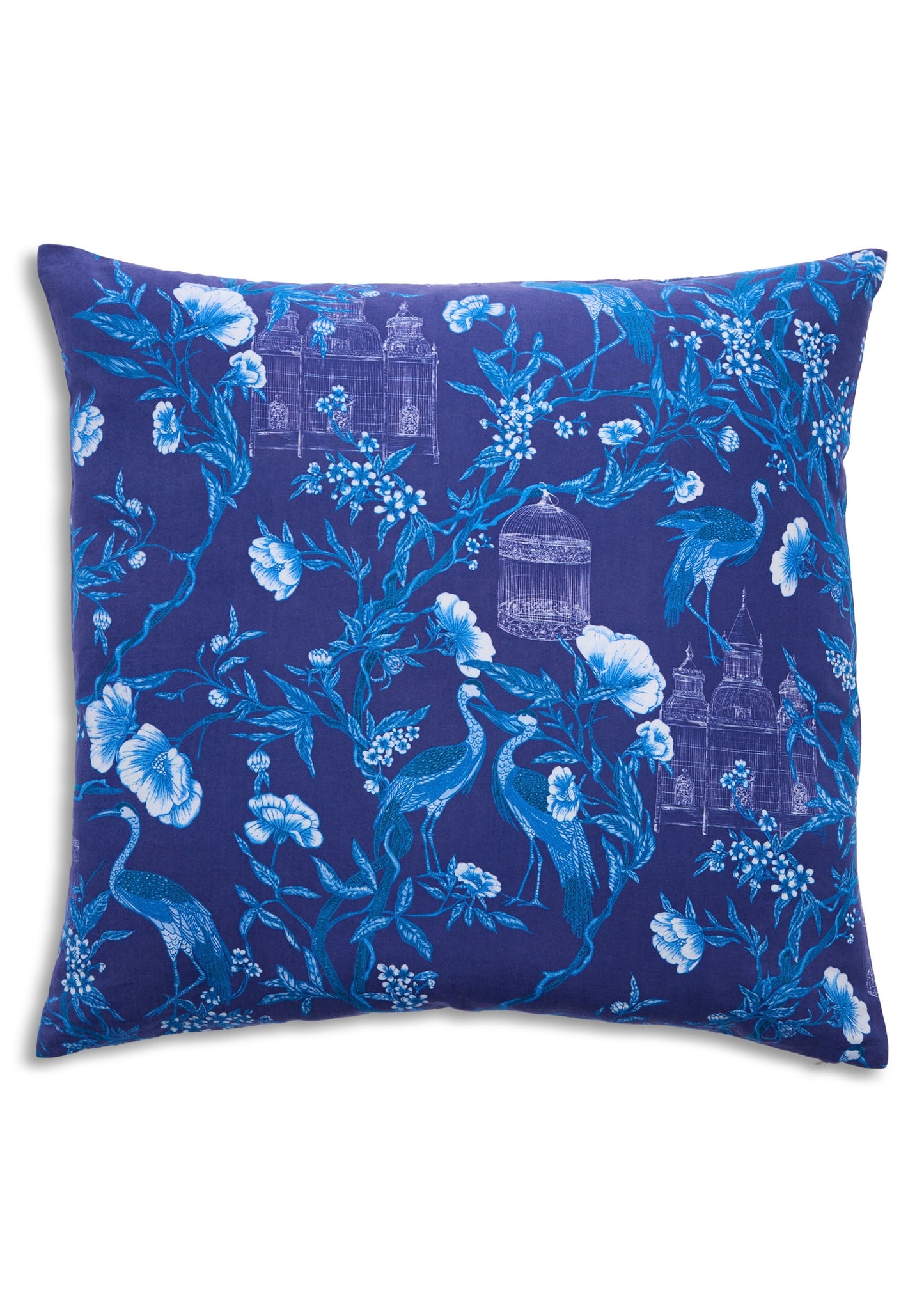 Reversible Throw Pillow | Cotton Percale