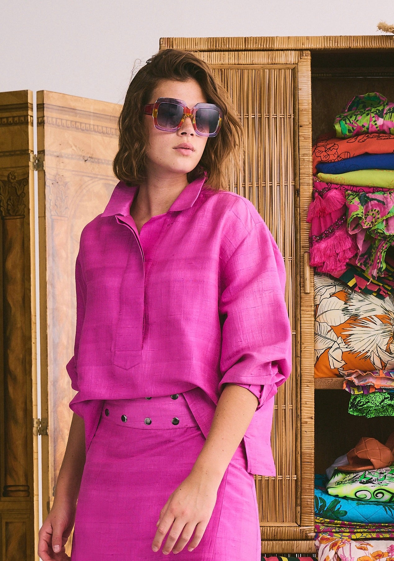 Mirasol Top | Silk Dupioni