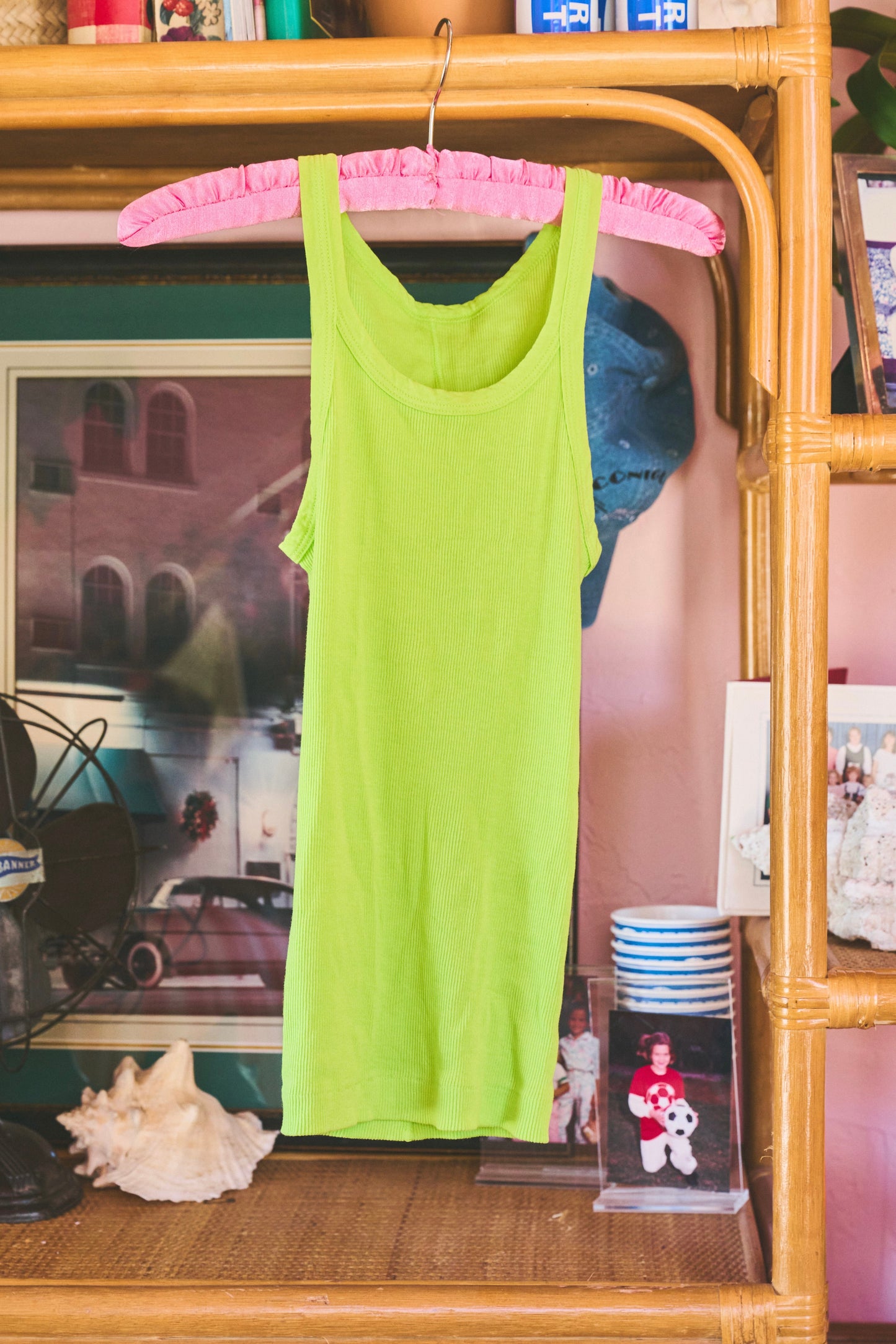 Scoop Neck Tank | Ribbed Cotton