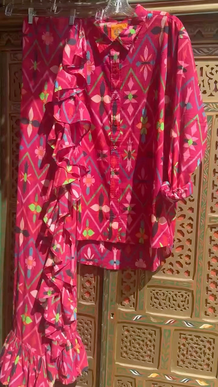 Ruffle Power Pareo™ | Cotton Gauze