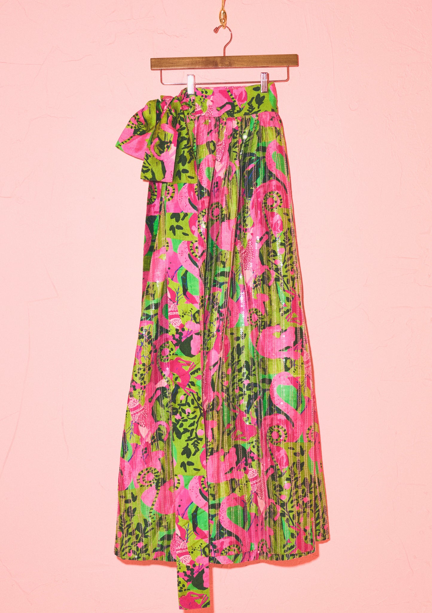 Atlantic Maxi Ball Skirt | Silk Dupioni