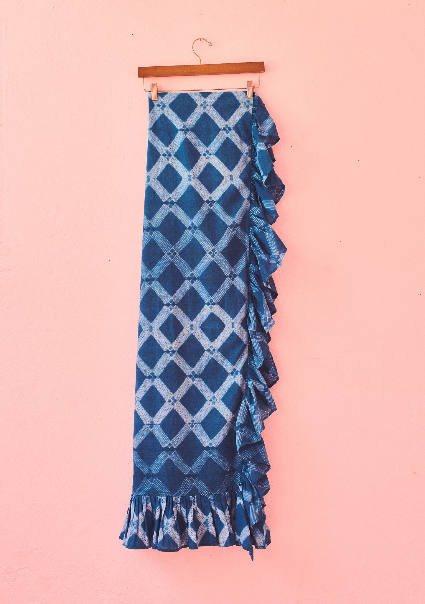 Ruffle Power Pareo™ | Cotton Voile Shibori