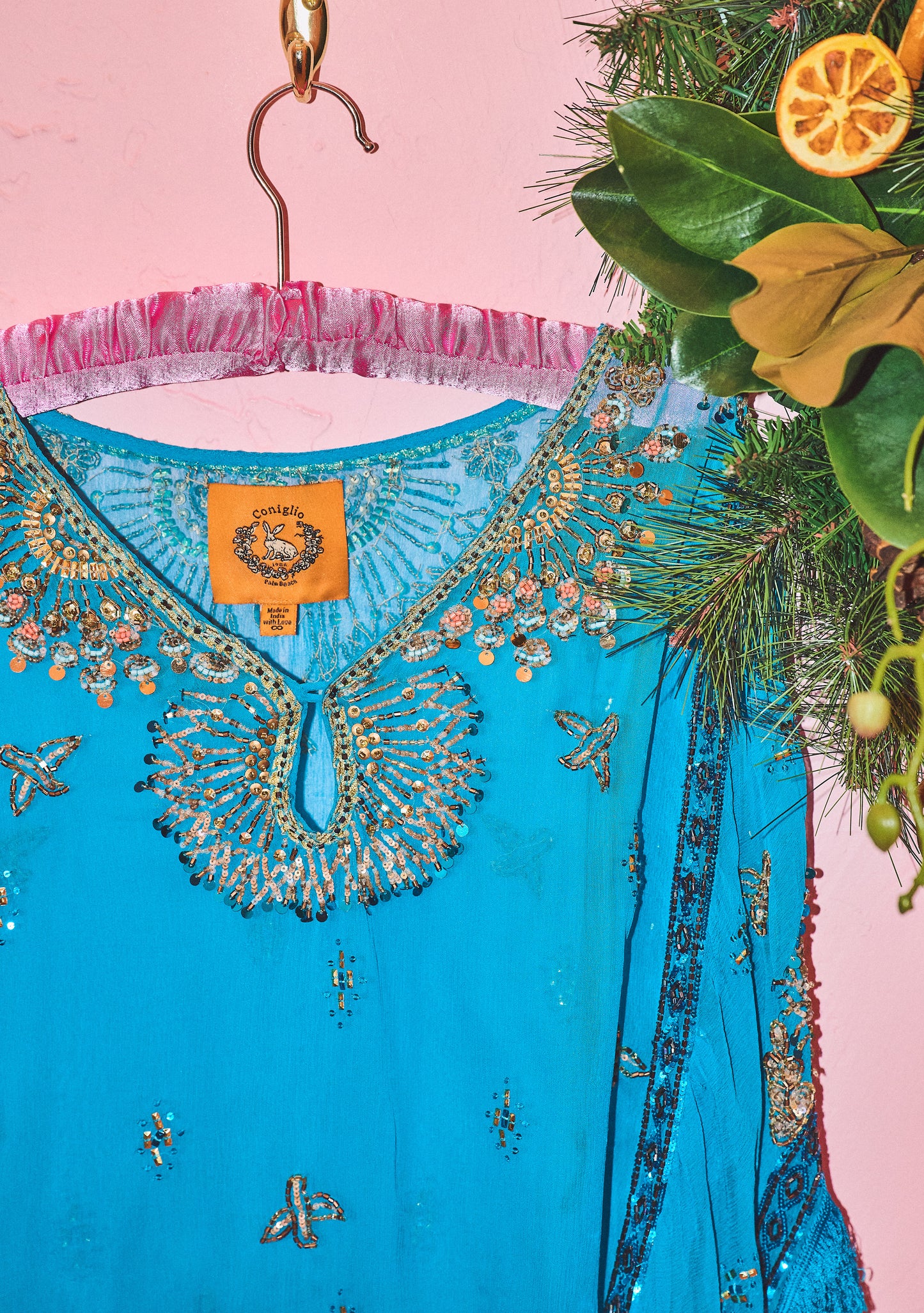 Taylor Crop Top | Embellished Chiffon
