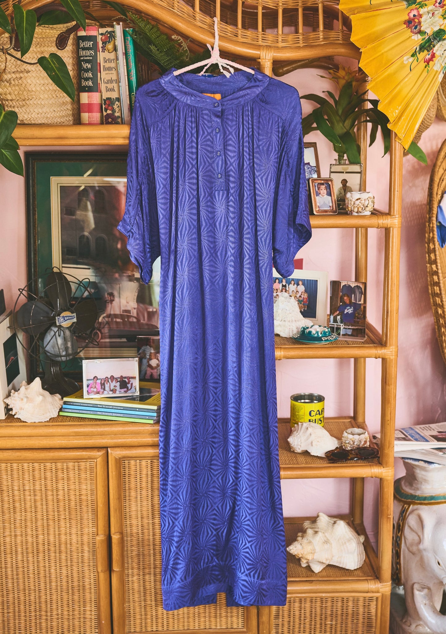 Cocoon Midi Dress | Jacquard