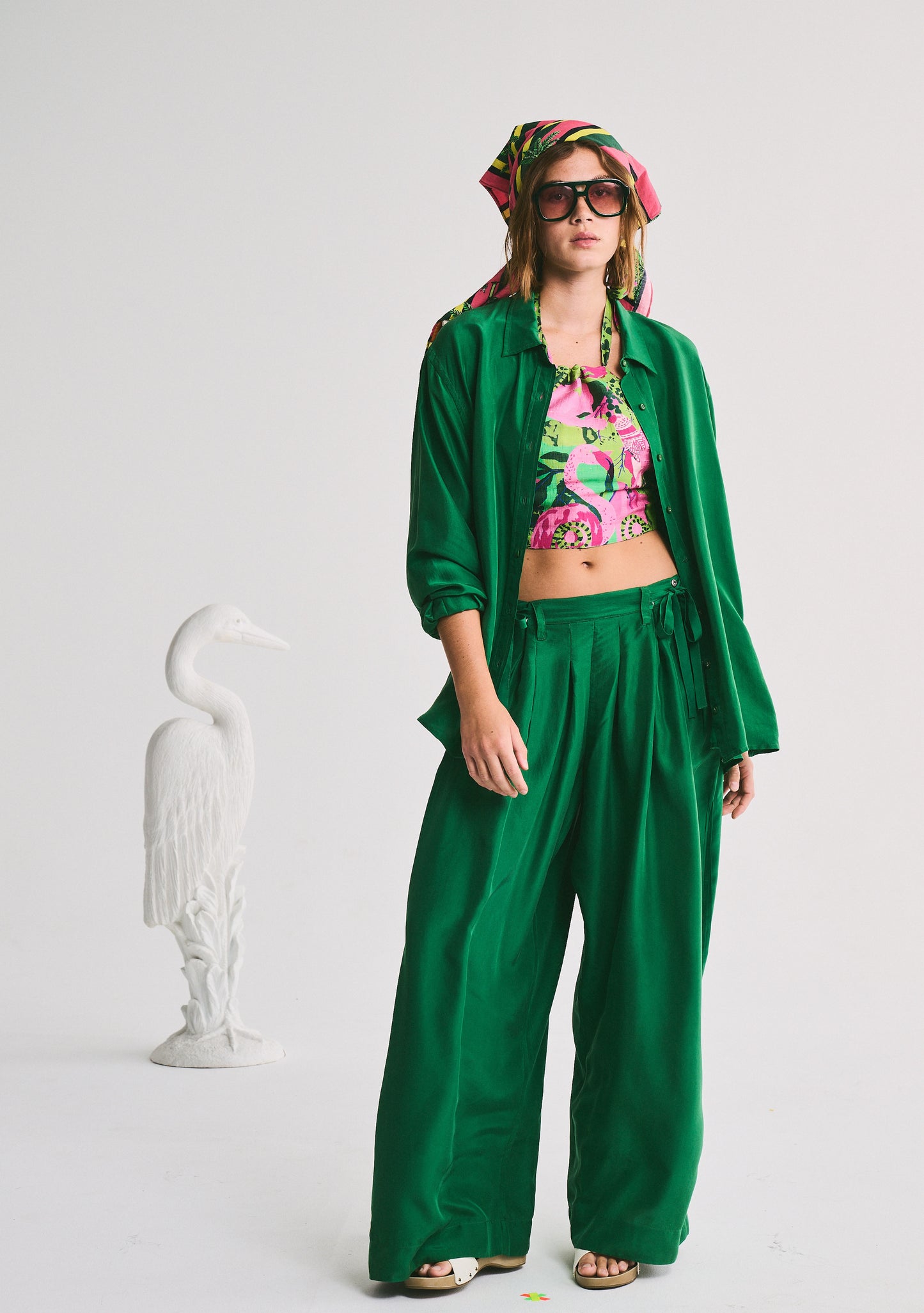 Classic Button Down | Silk Habotai