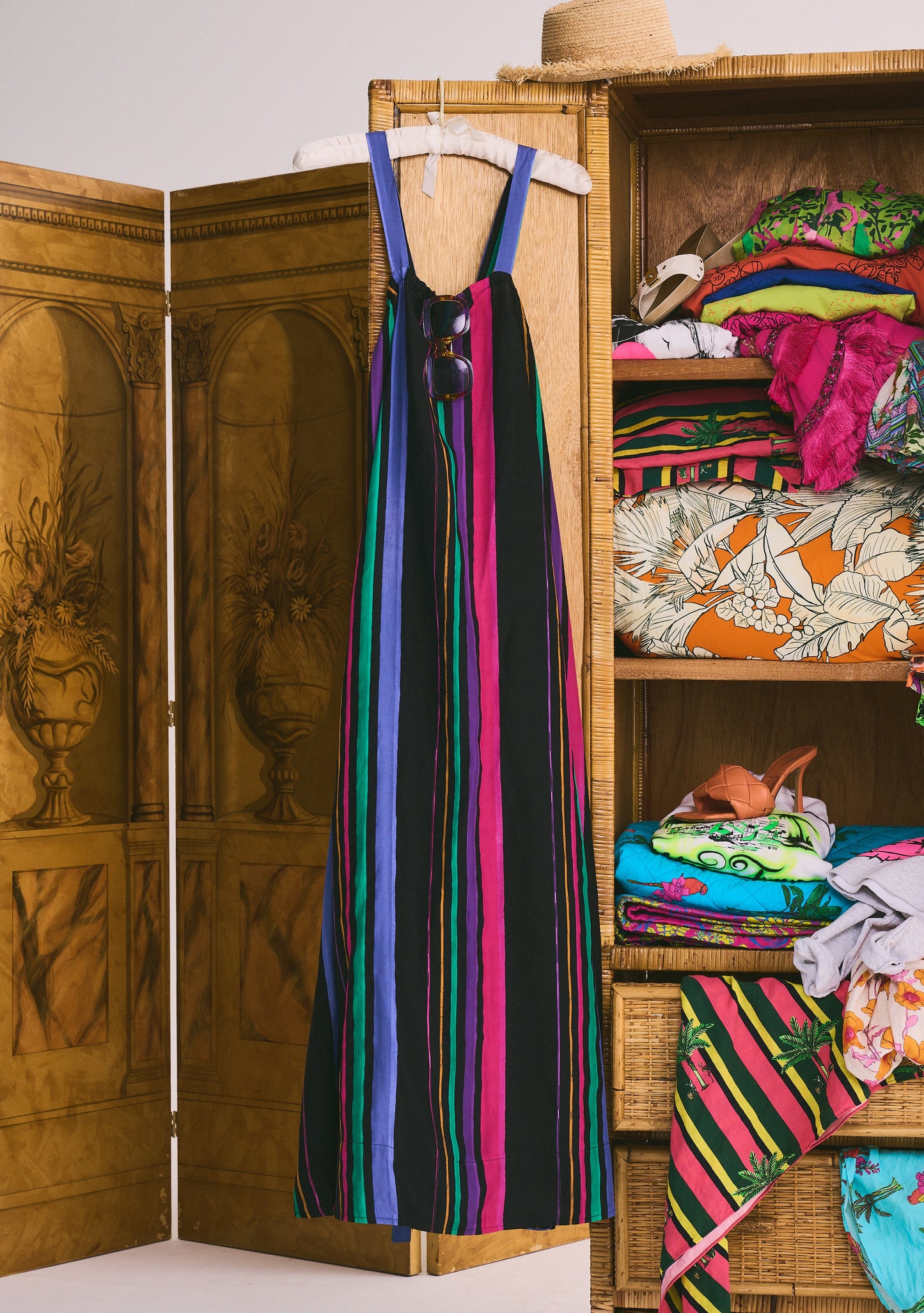 Low Back Tie Maxi Dress | Silk Habotai