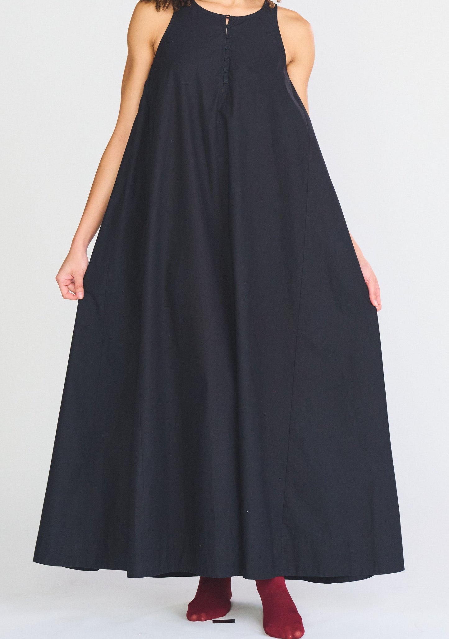 Queens Midi Dress | Cotton Poplin