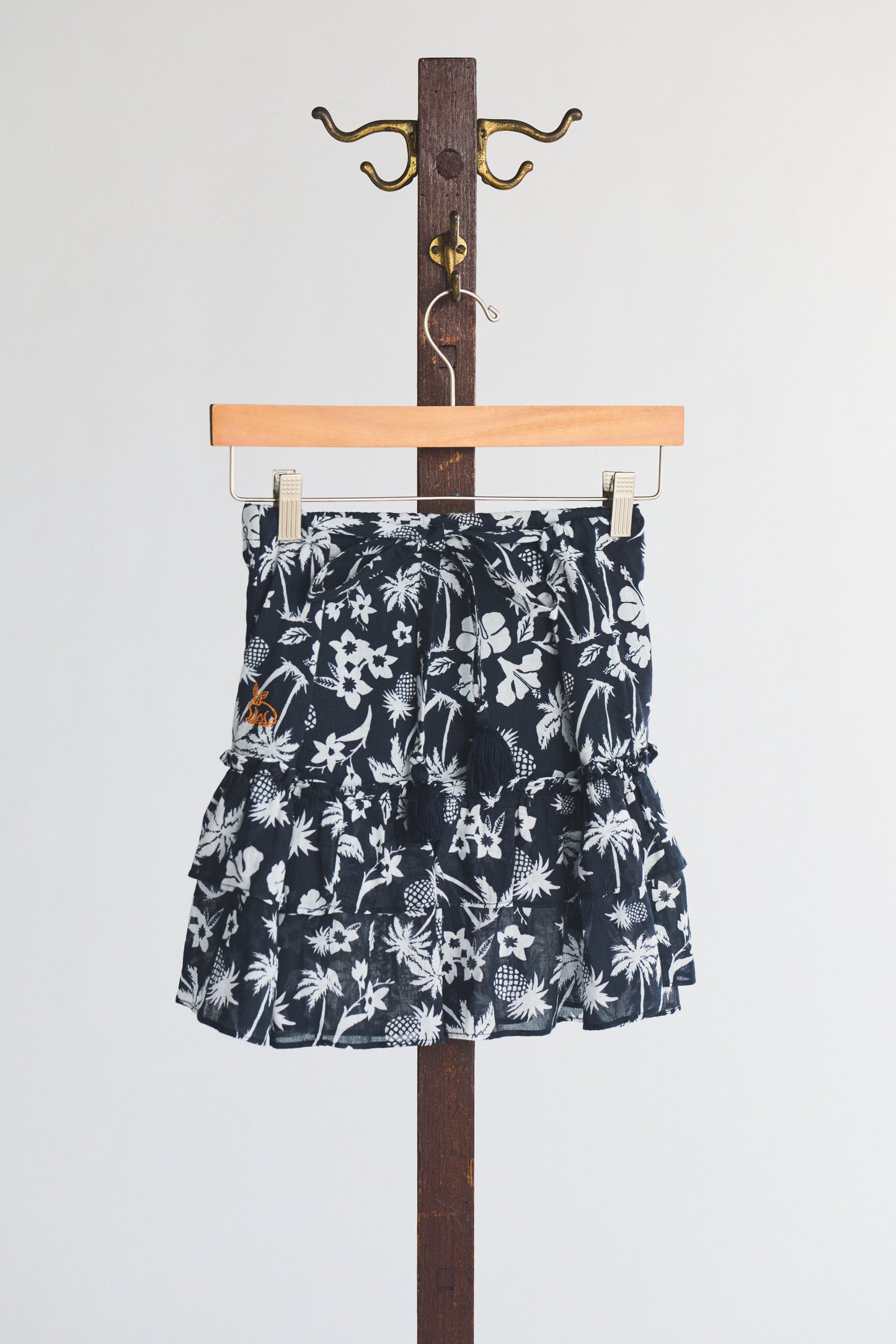 Gogo Cinch Back Mini Skirt | Cotton Gauze