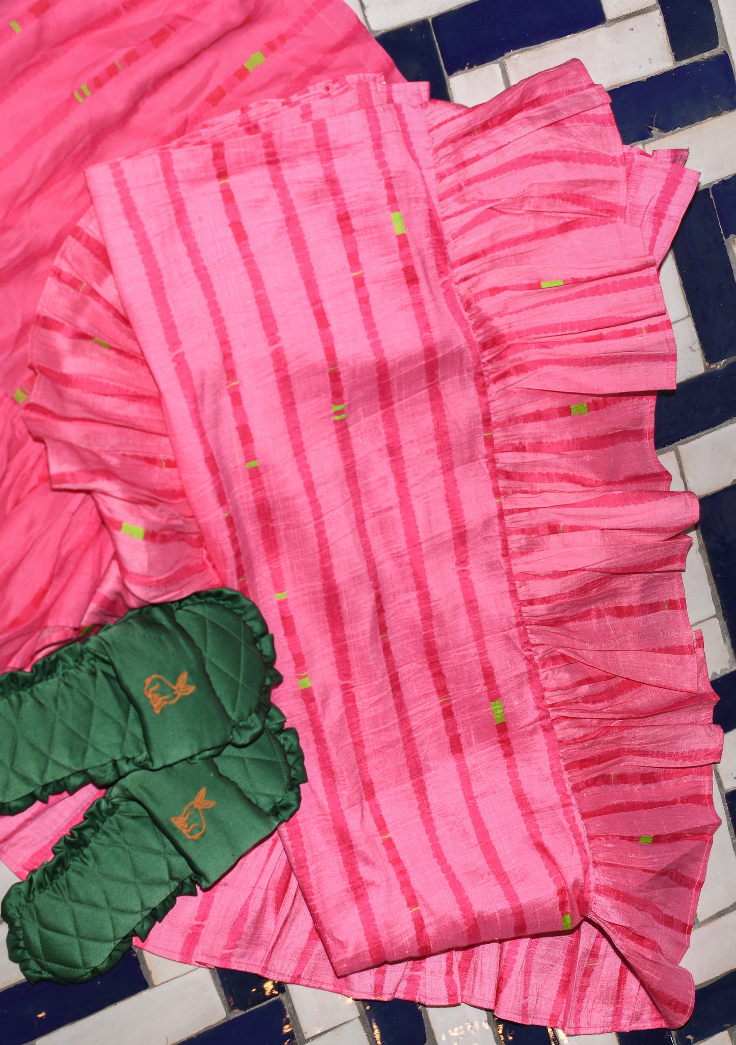 Ruffle Power Pareo™ | Silk Dupioni