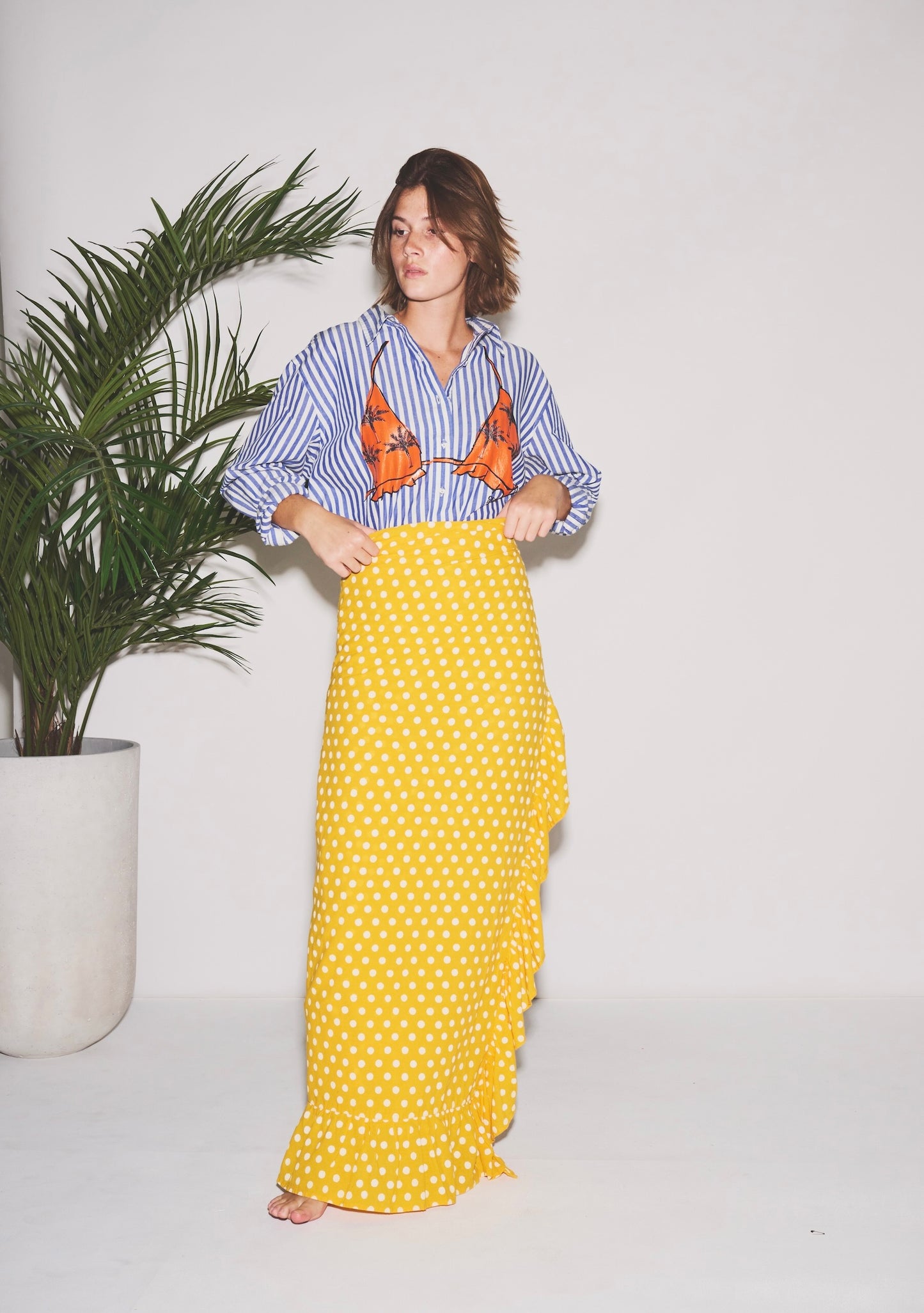 Ruffle Power Pareo™ | Medium Weight Cotton