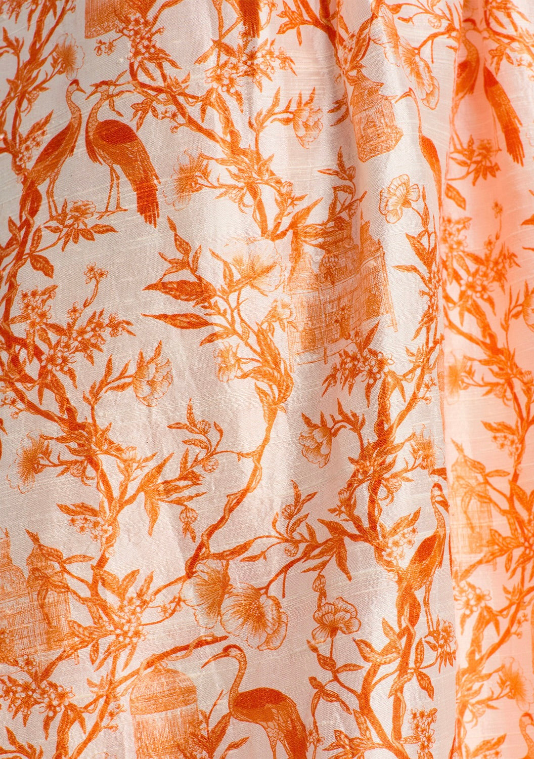 Atlantic Maxi Ball Skirt | Silk Dupioni