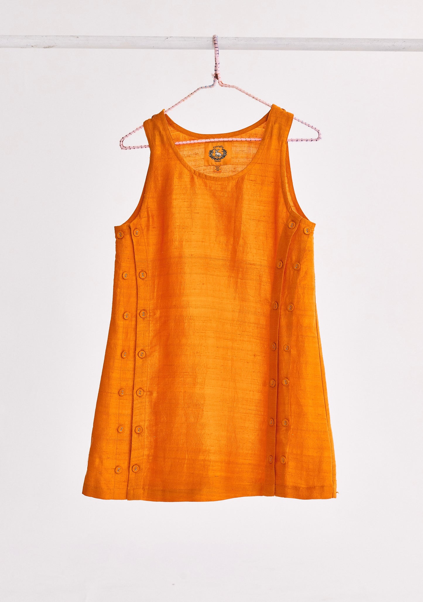 Palmo Mini Dress | Silk Dupioni