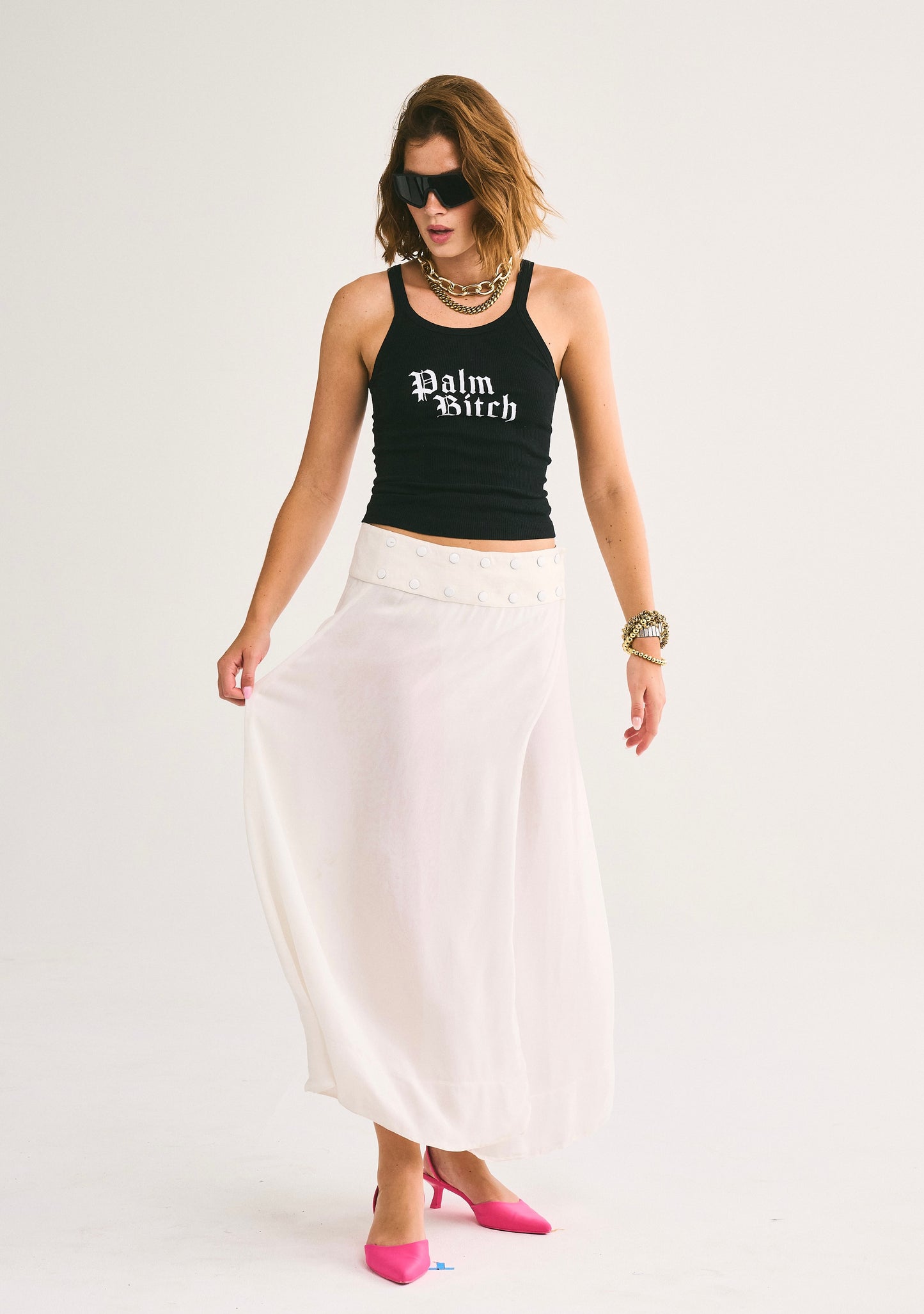 Palm B* Tank | Ribbed Cotton