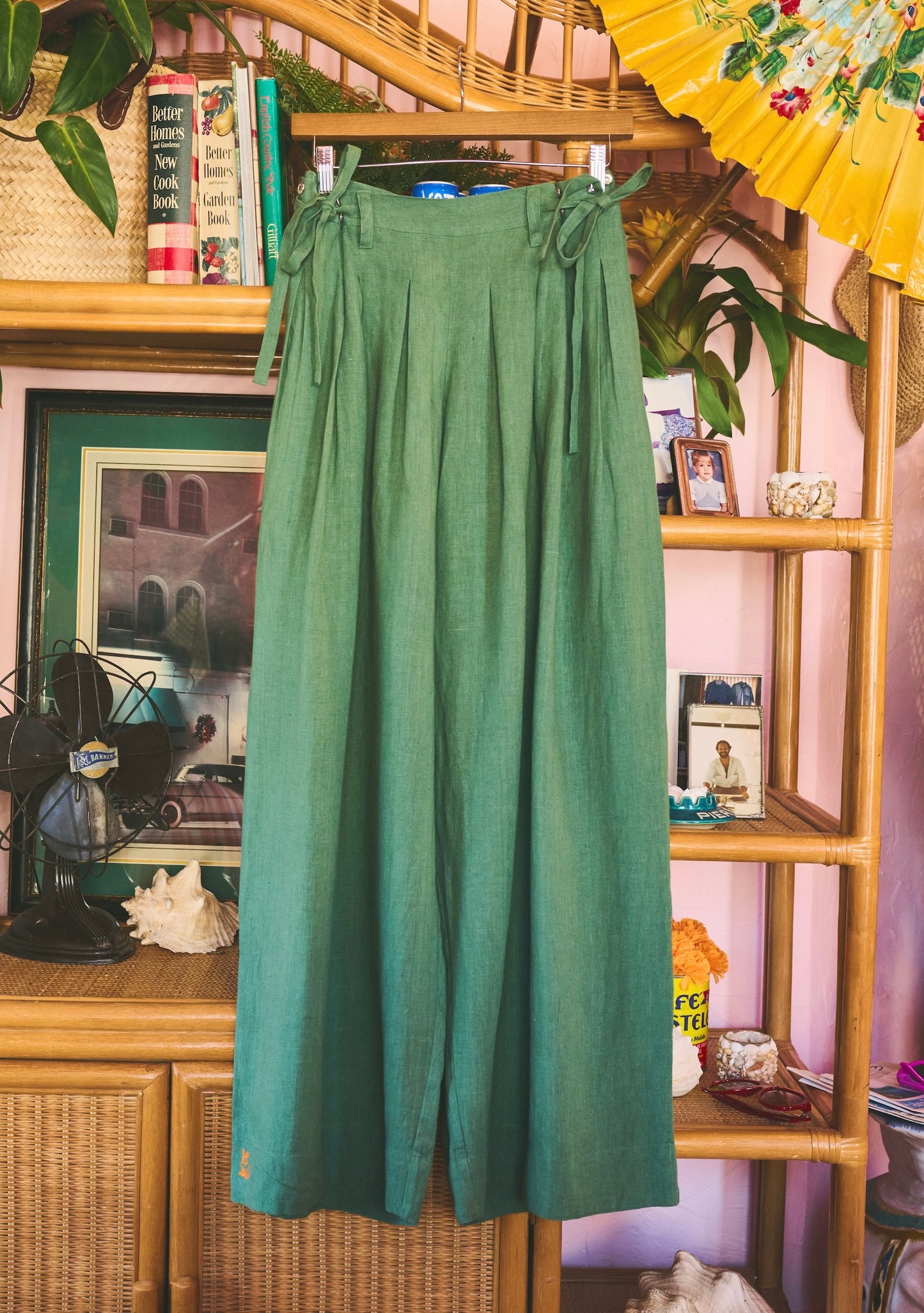 Banyan Pleated Snap Pant | Linen