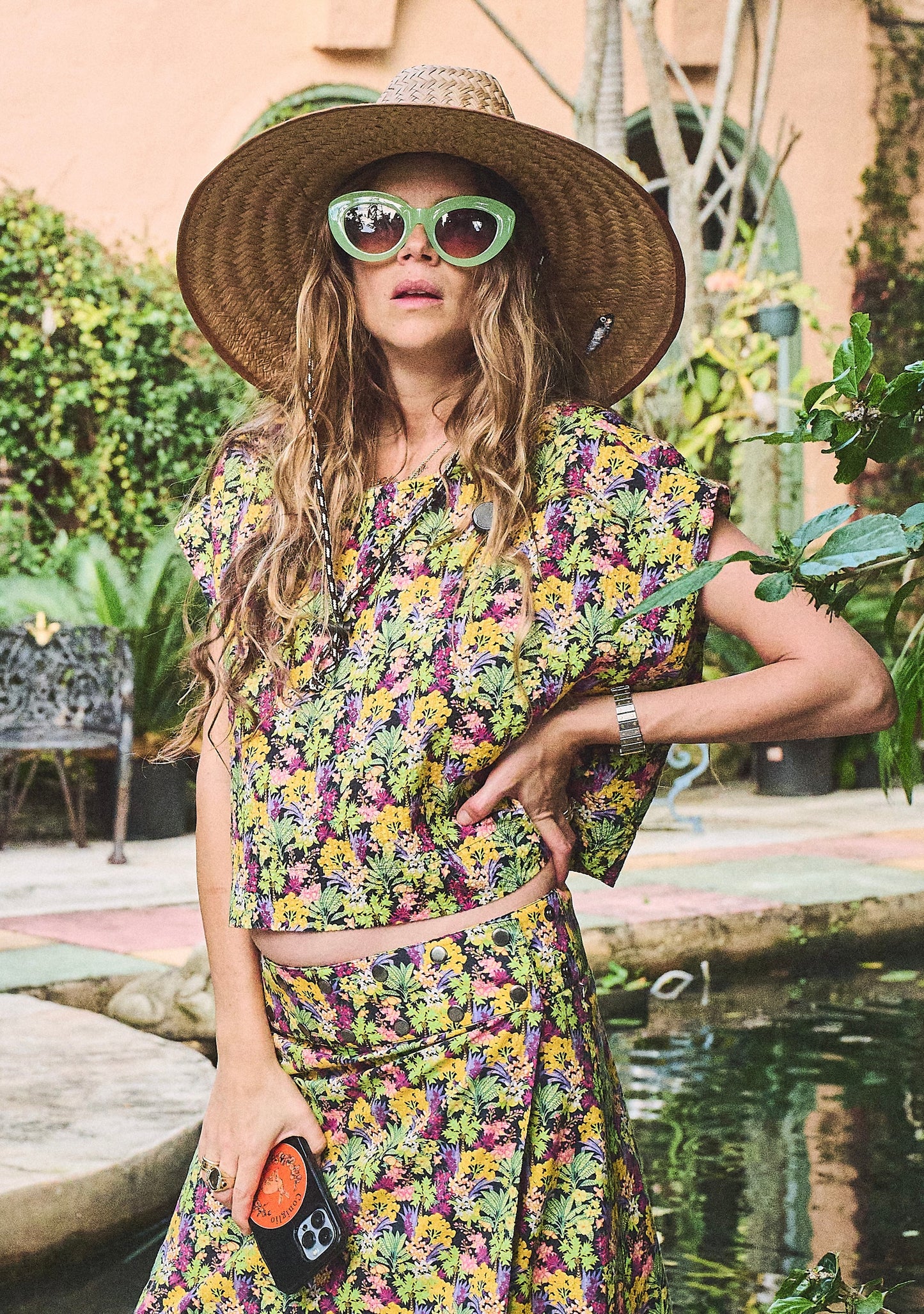 Eve Crop Top | Seersucker
