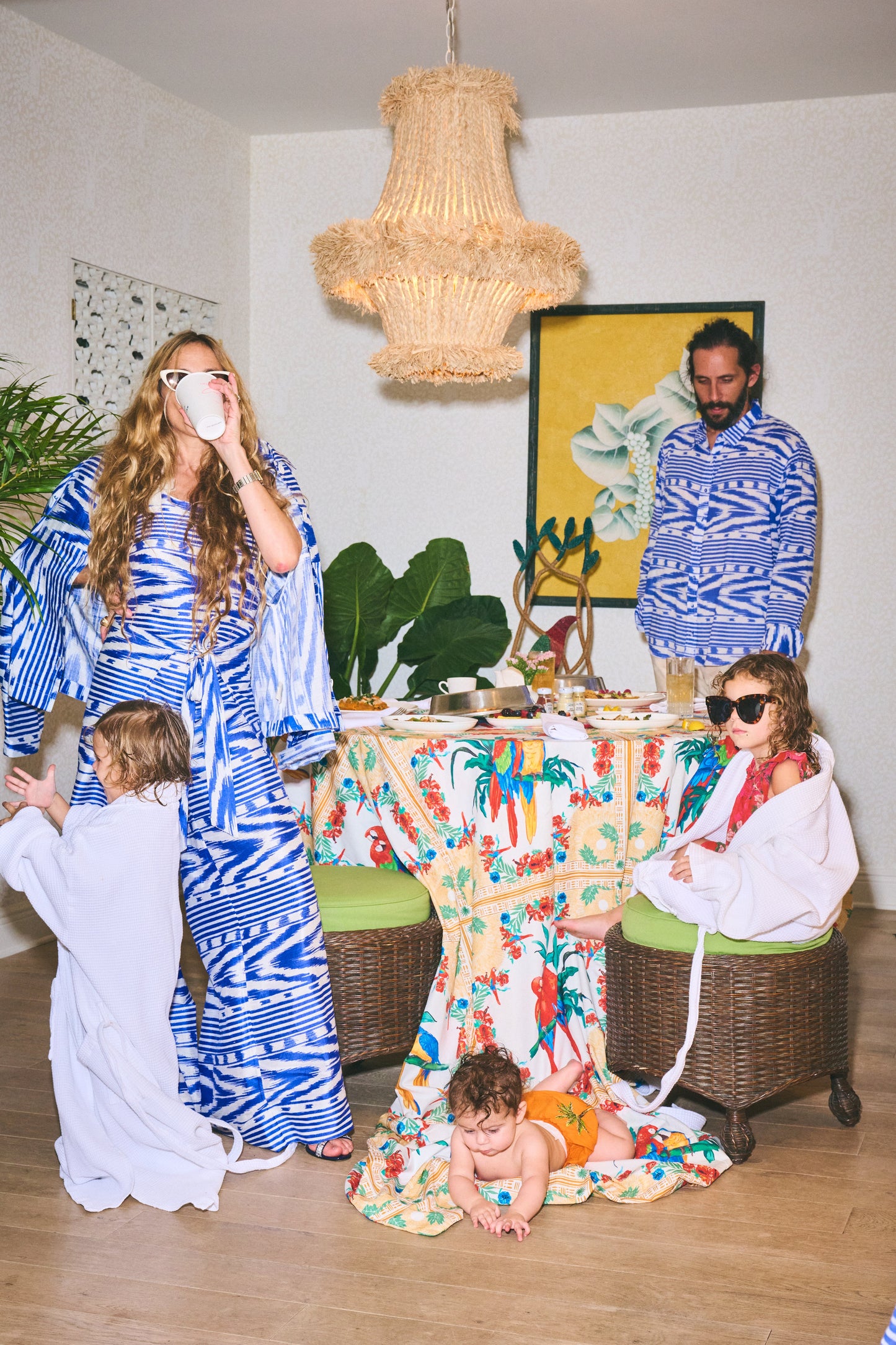 Two Panel Wrap Pant | Silk Dupioni