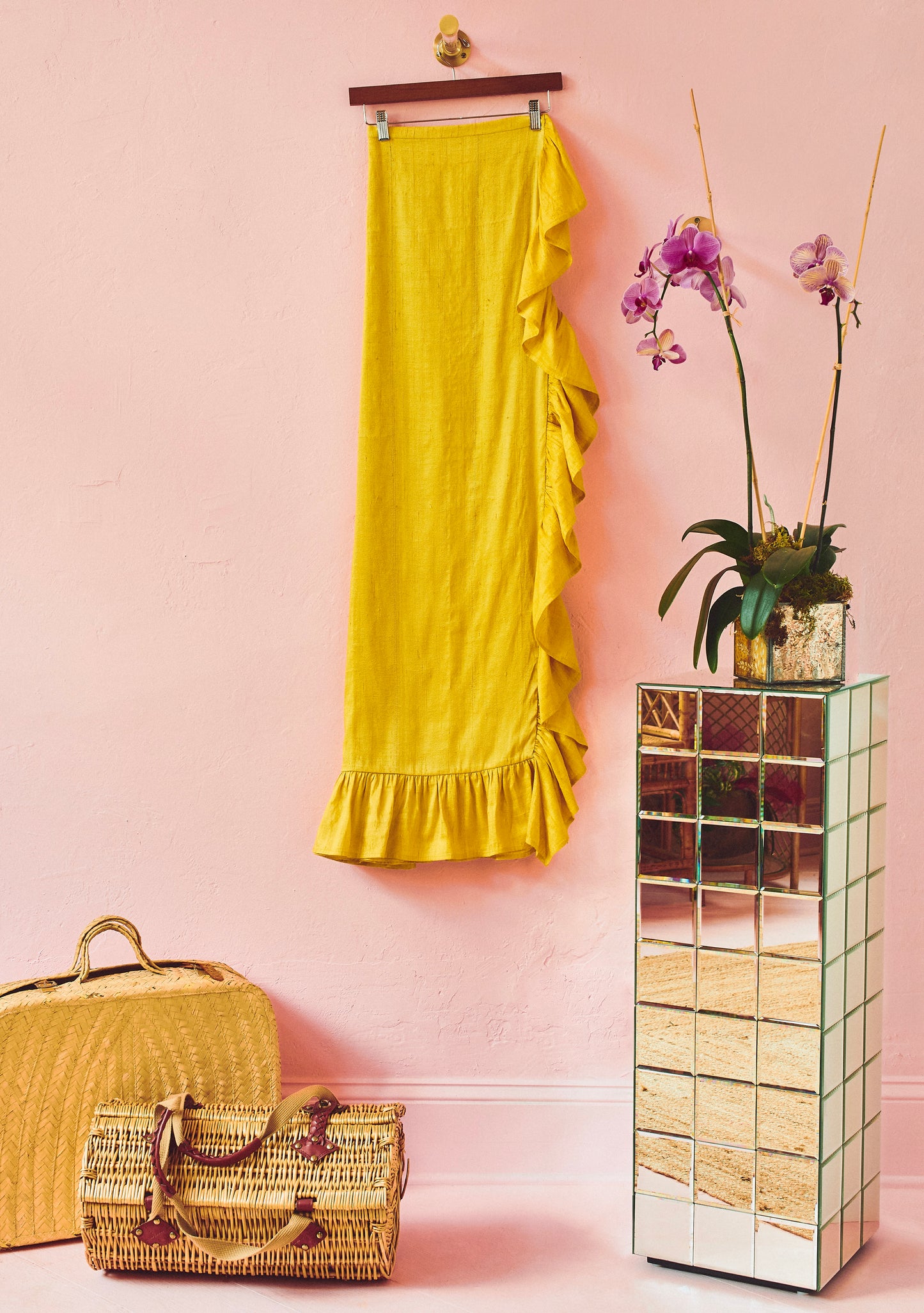 Classic Ruffle Power Pareo™ | Silk Dupioni