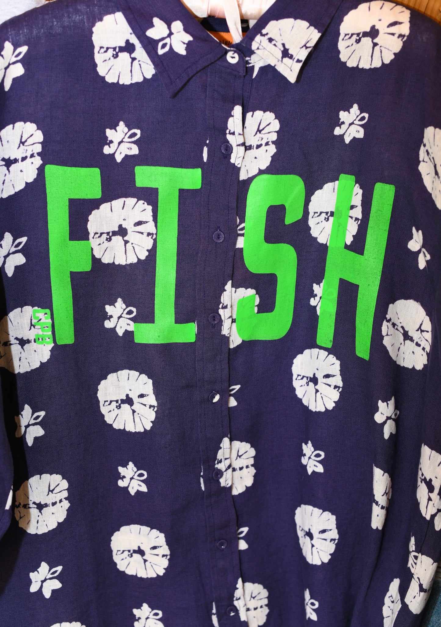 Business Casual | Classic Button Down with Screen Printing