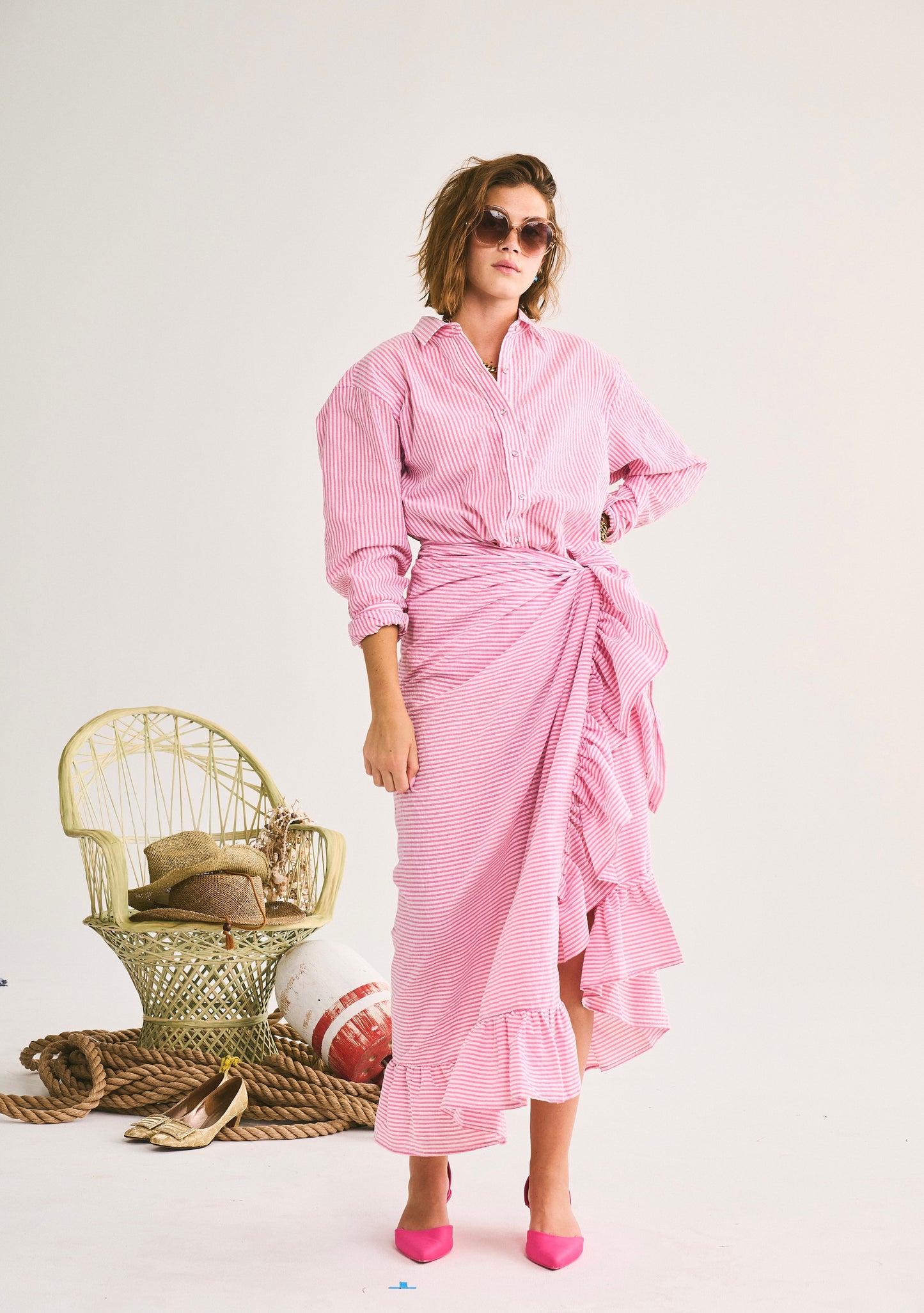 Ruffle Power Pareo™ | Seersucker