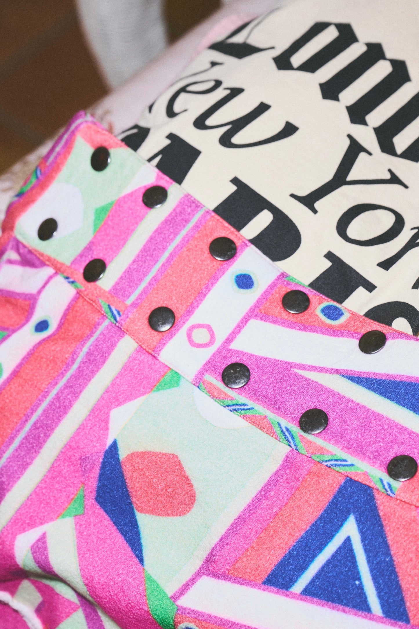 Flagpole Snap Micro Mini Skirt | Velour Terry