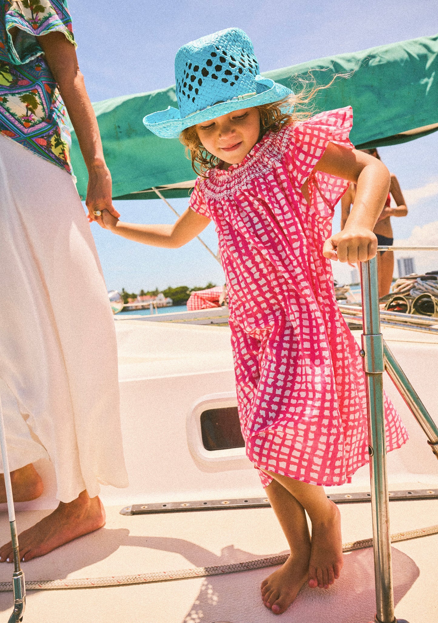 Kids Willa Smocked Mini Dress | Cotton Cambric
