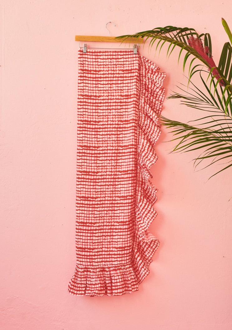 Ruffle Power Pareo™ | Silk Dupioni
