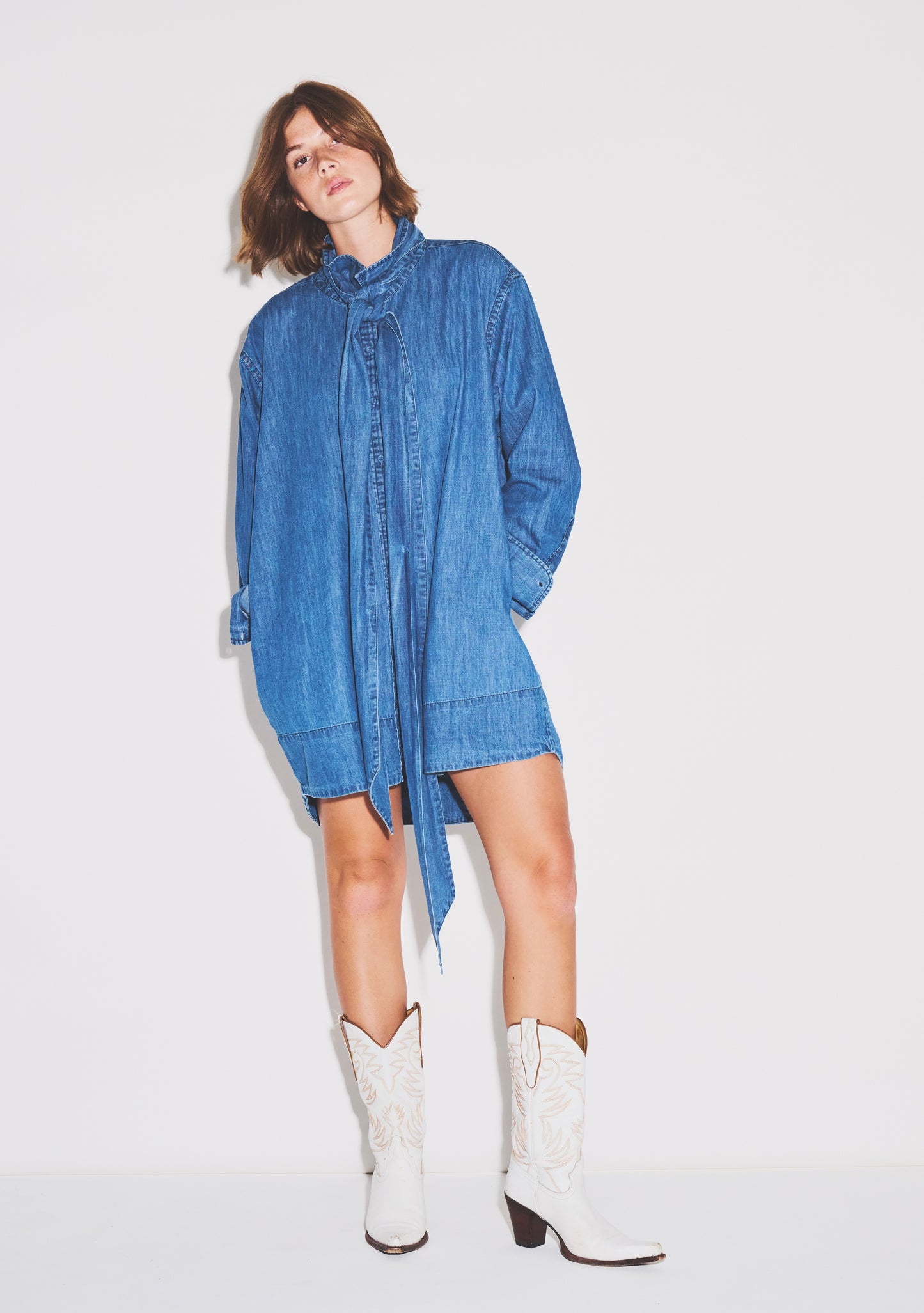Bradley Unisex Shirt | Denim
