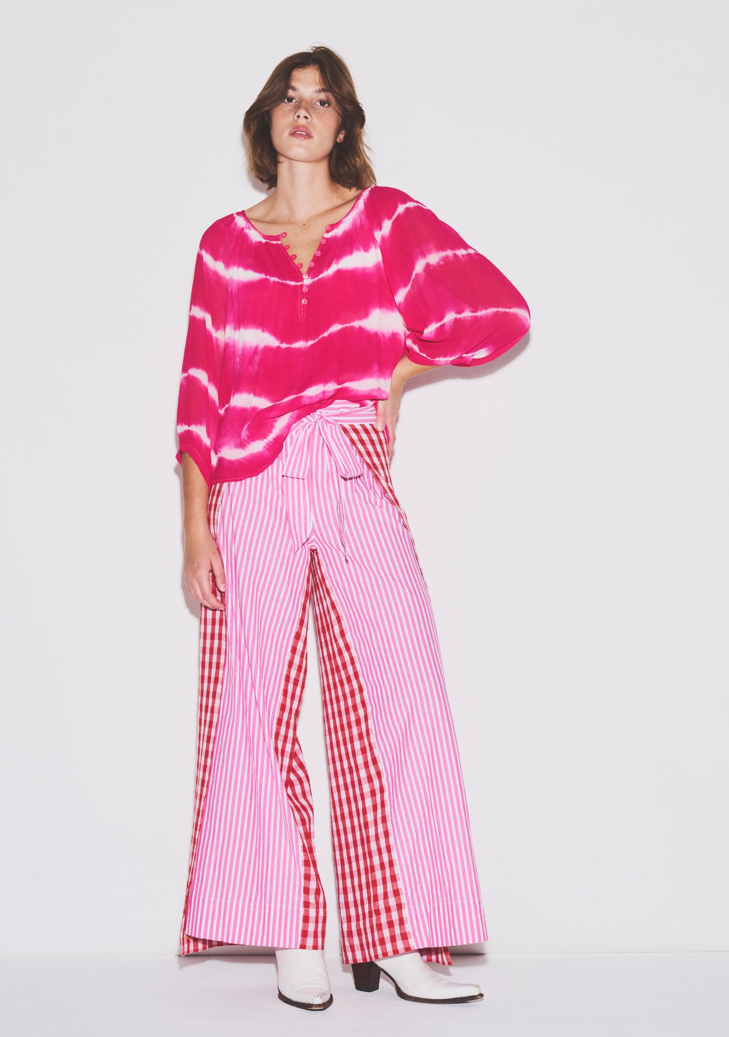 Two Panel Wrap Pant | Cotton