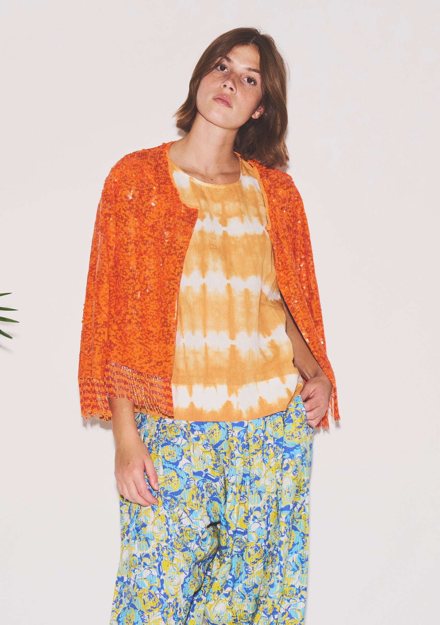 Embellished Stripe View Jacket