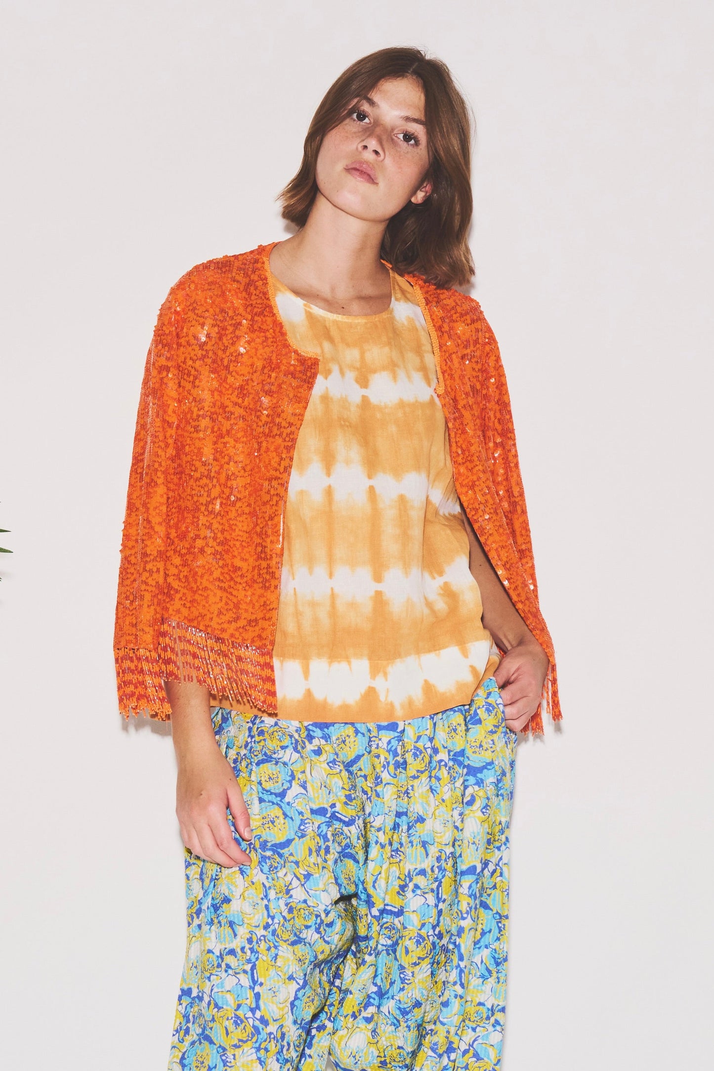 Embellished Stripe View Jacket