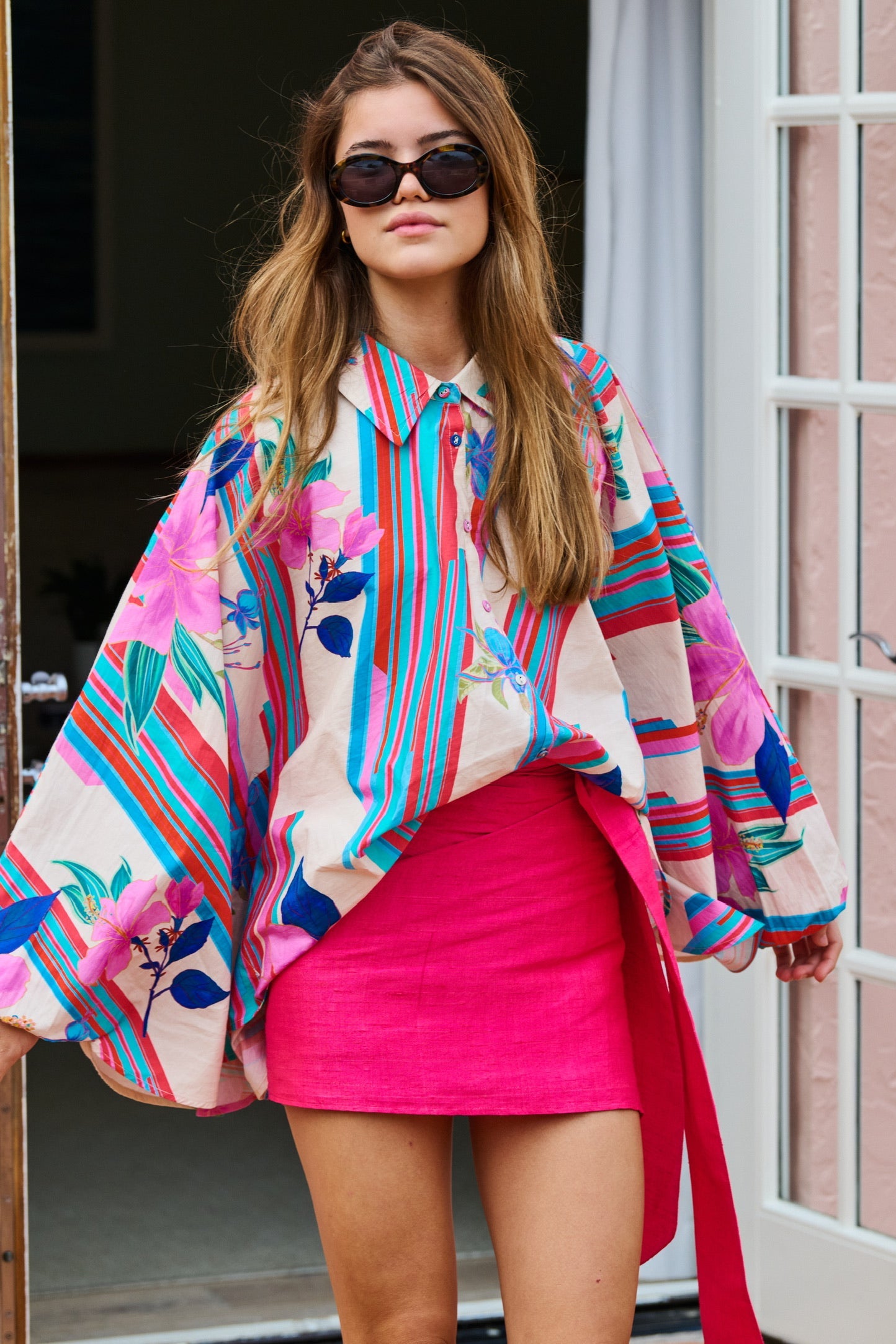 Mini Wrap Skirt | Silk Dupioni