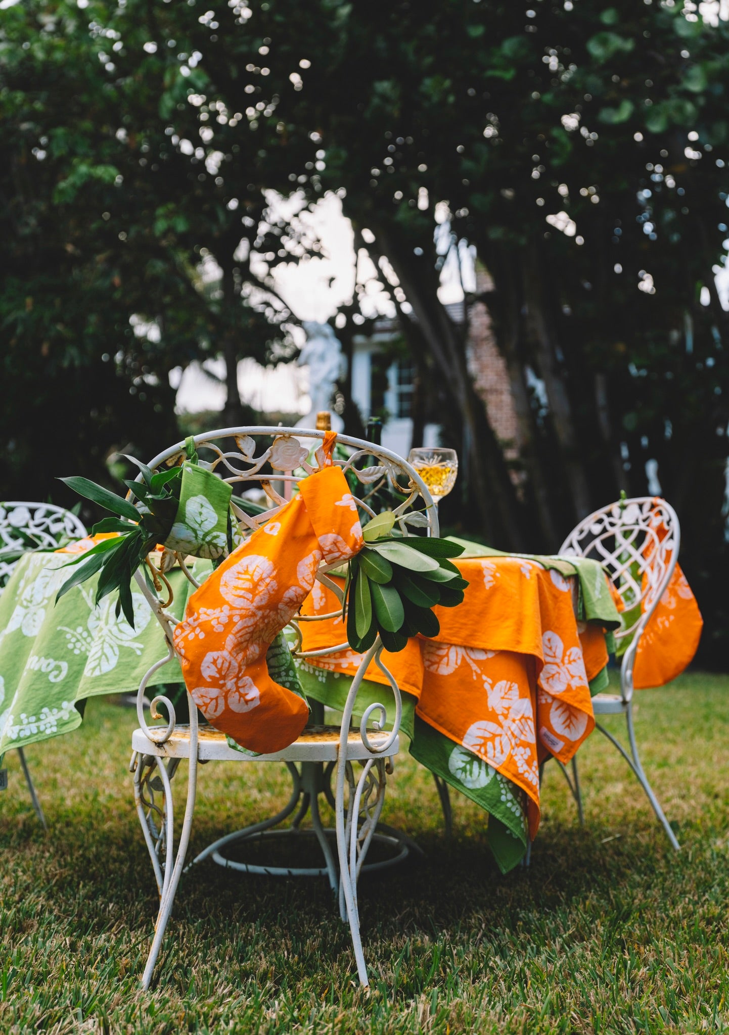 Androsia Stocking in Papaya