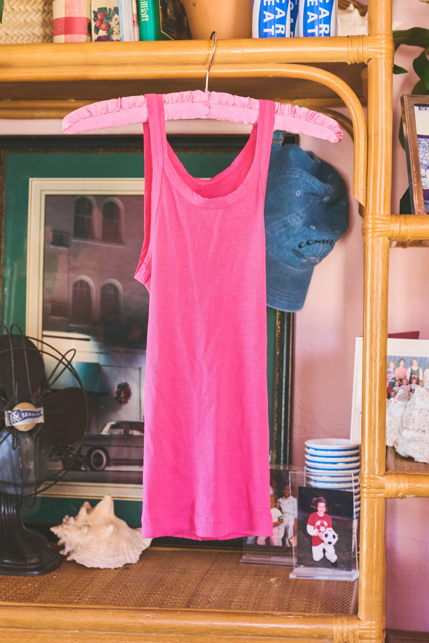 Scoop Neck Tank | Ribbed Cotton