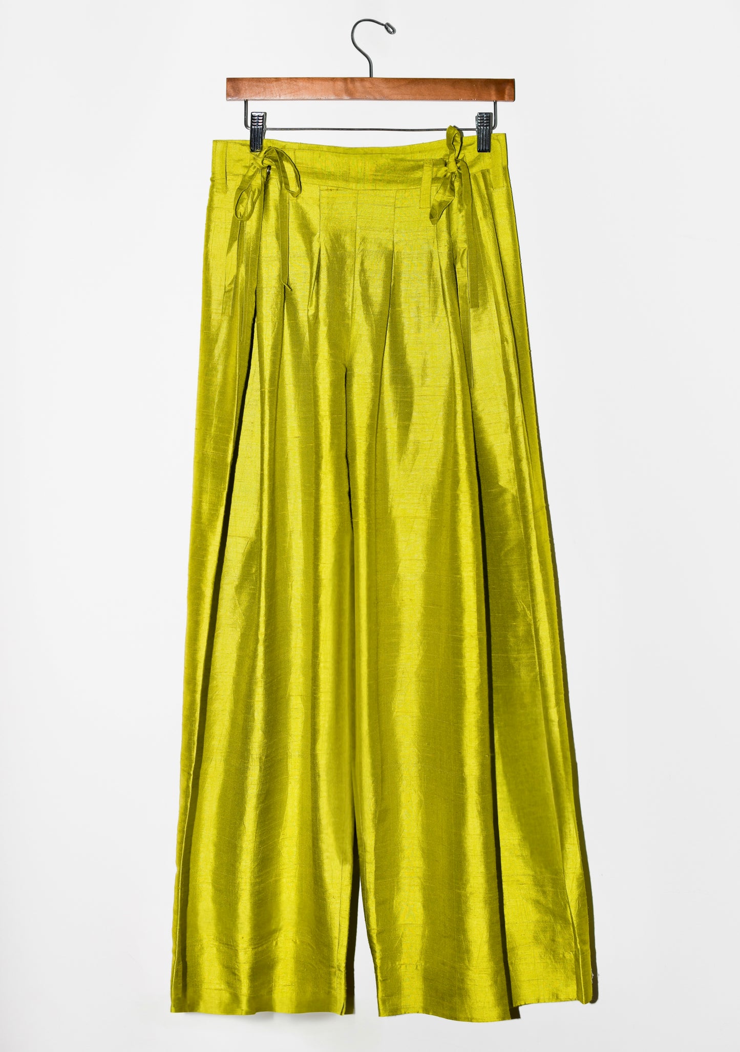 Banyan Pleated Snap Pant | Silk Dupioni