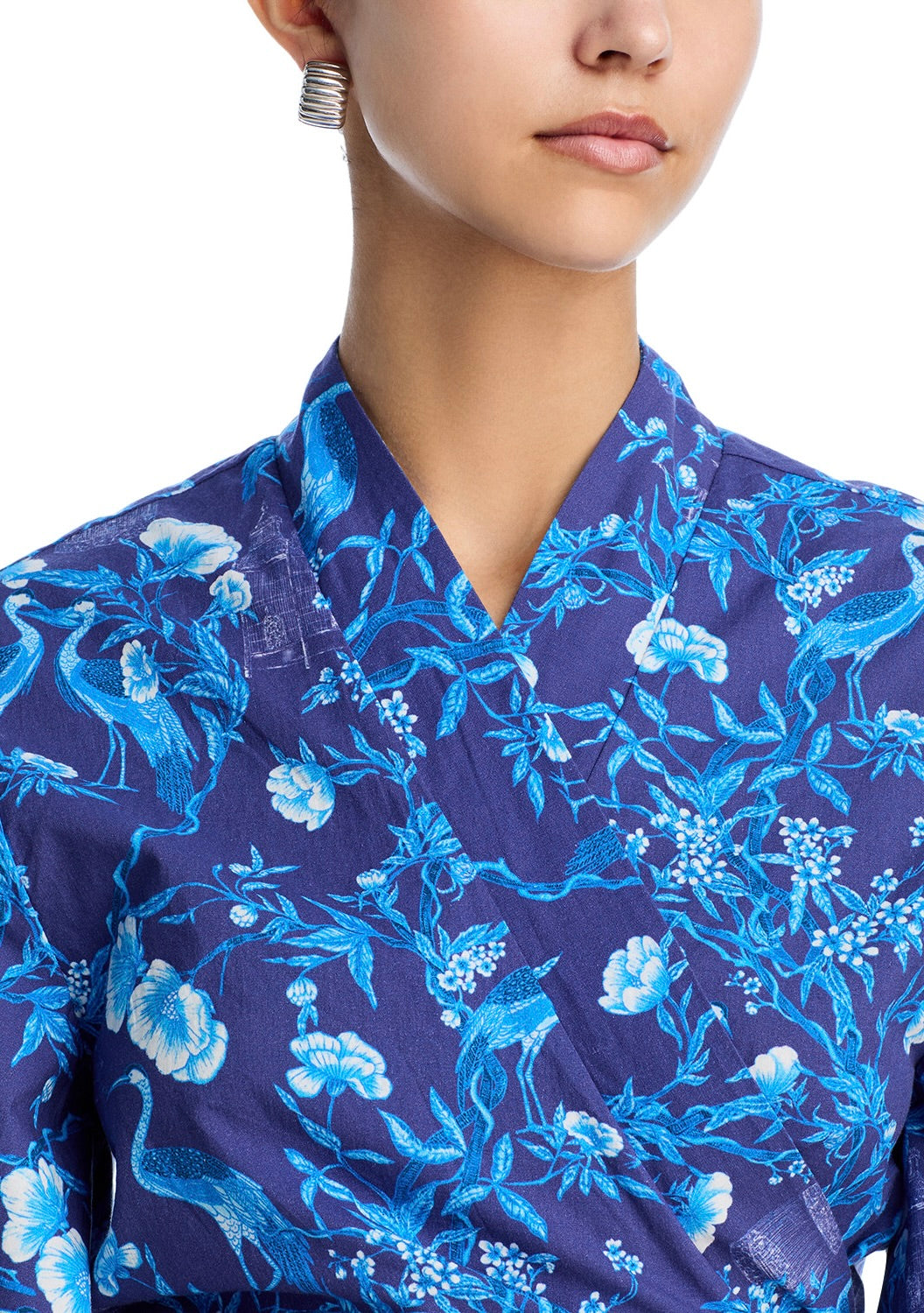 Miraflores Wrap Top | Cotton Poplin