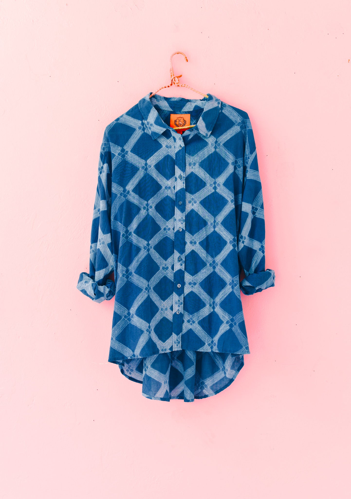 Classic Button Down | Cotton Voile Shibori