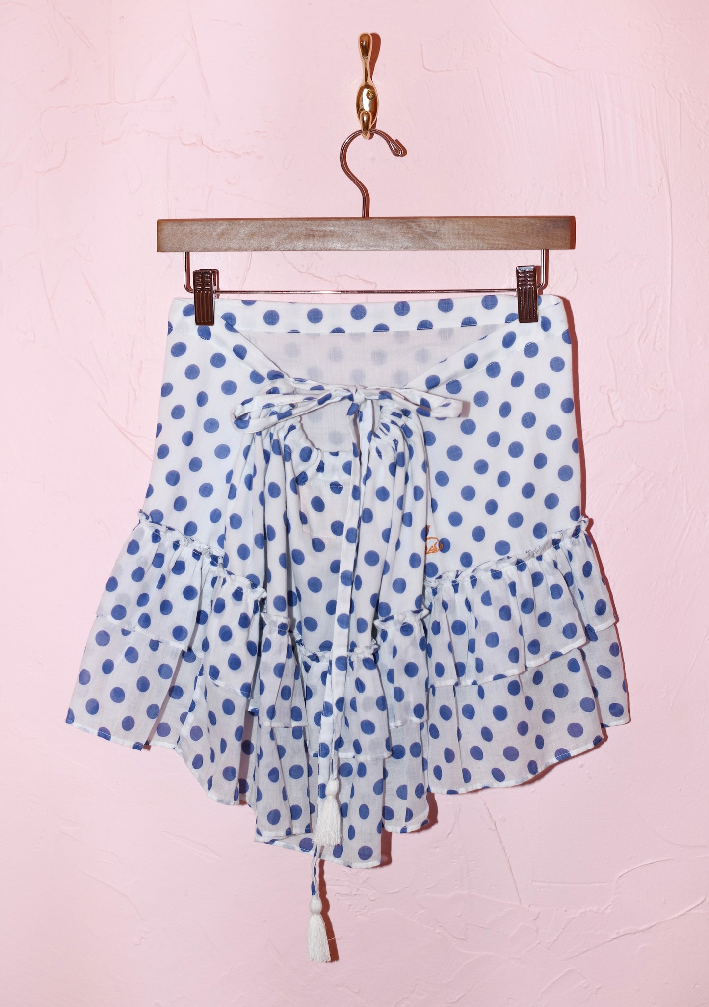 Cinch Back Mini Skirt | Cotton Voile