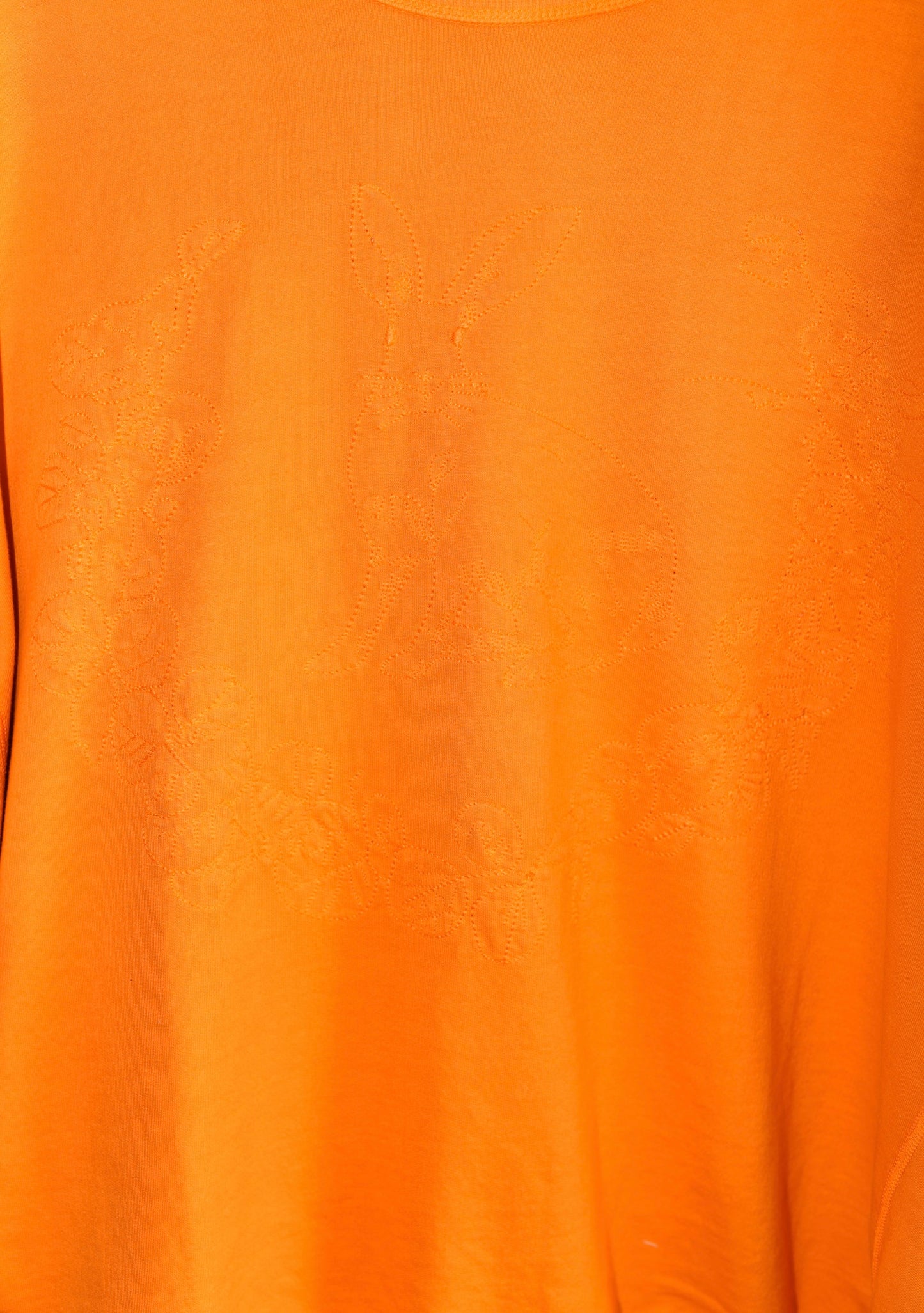 Embroidered Bunny Pullover | Cotton Terry