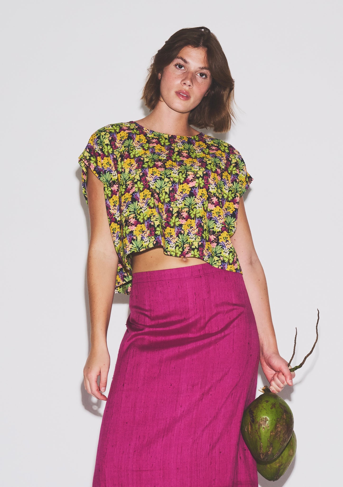 Eve Crop Top | Seersucker