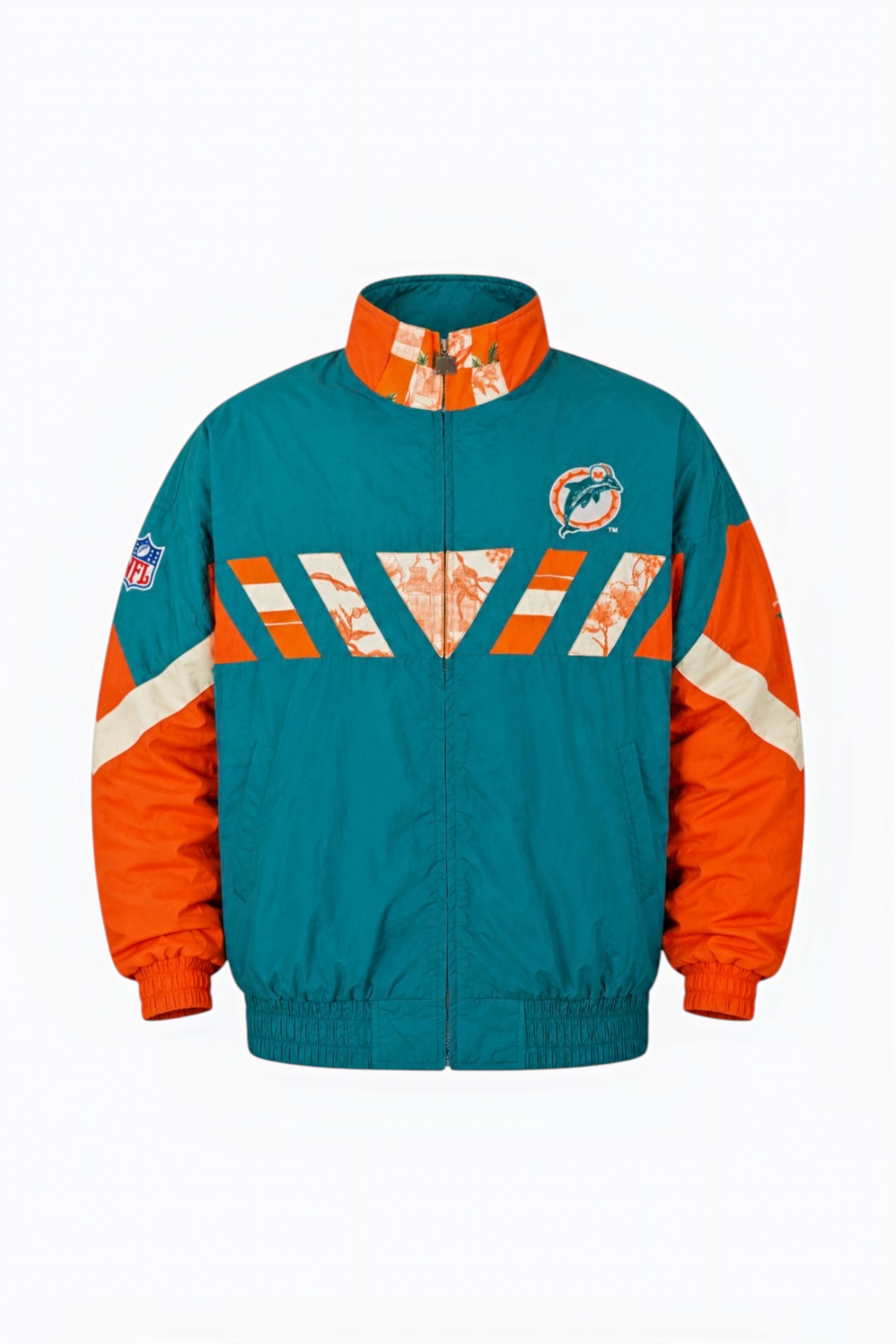 Miami Dolphins Classic Patch Windbreaker | Nylon – Coniglio Palm Beach