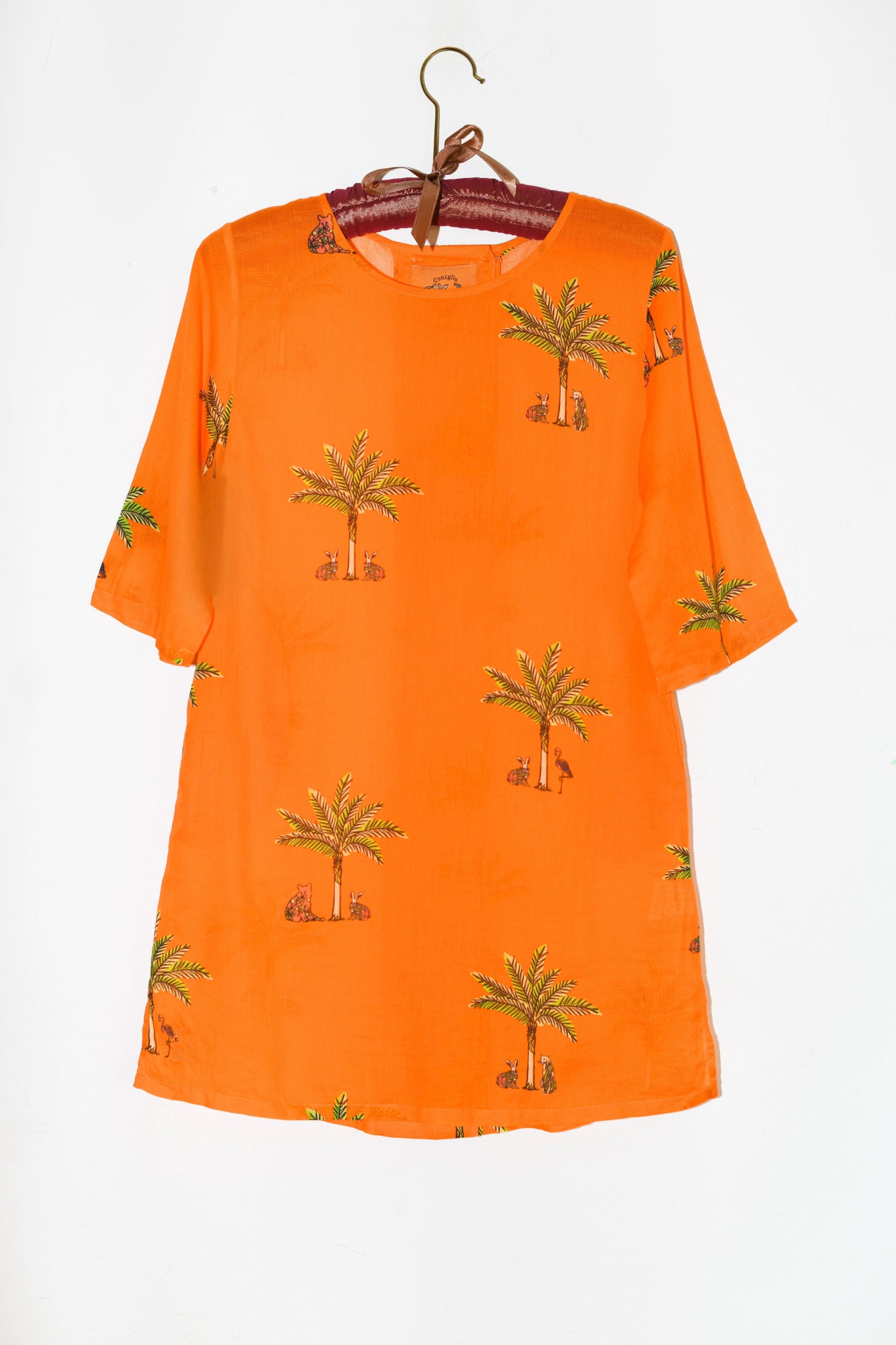 Kids Rye Double Breasted Tunic | Cotton Gauze