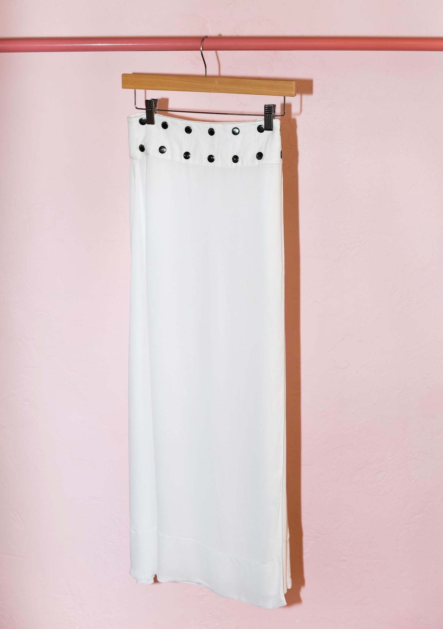 Flagpole Snap Midi Skirt | Viscose Georgette