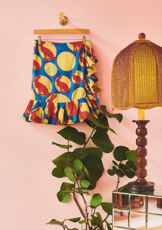 Mini Ruffle Power Pareo | Cotton Gauze