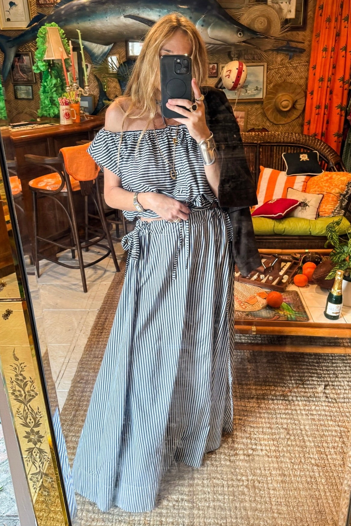 Sailfish Tank | Yarn Dyed Stripe