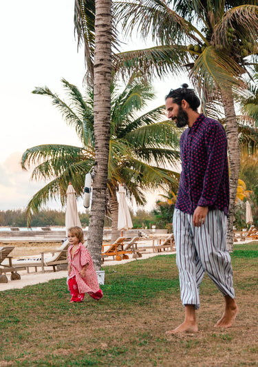 Cinch Back Pant | Cotton Coniglio Palm Beach